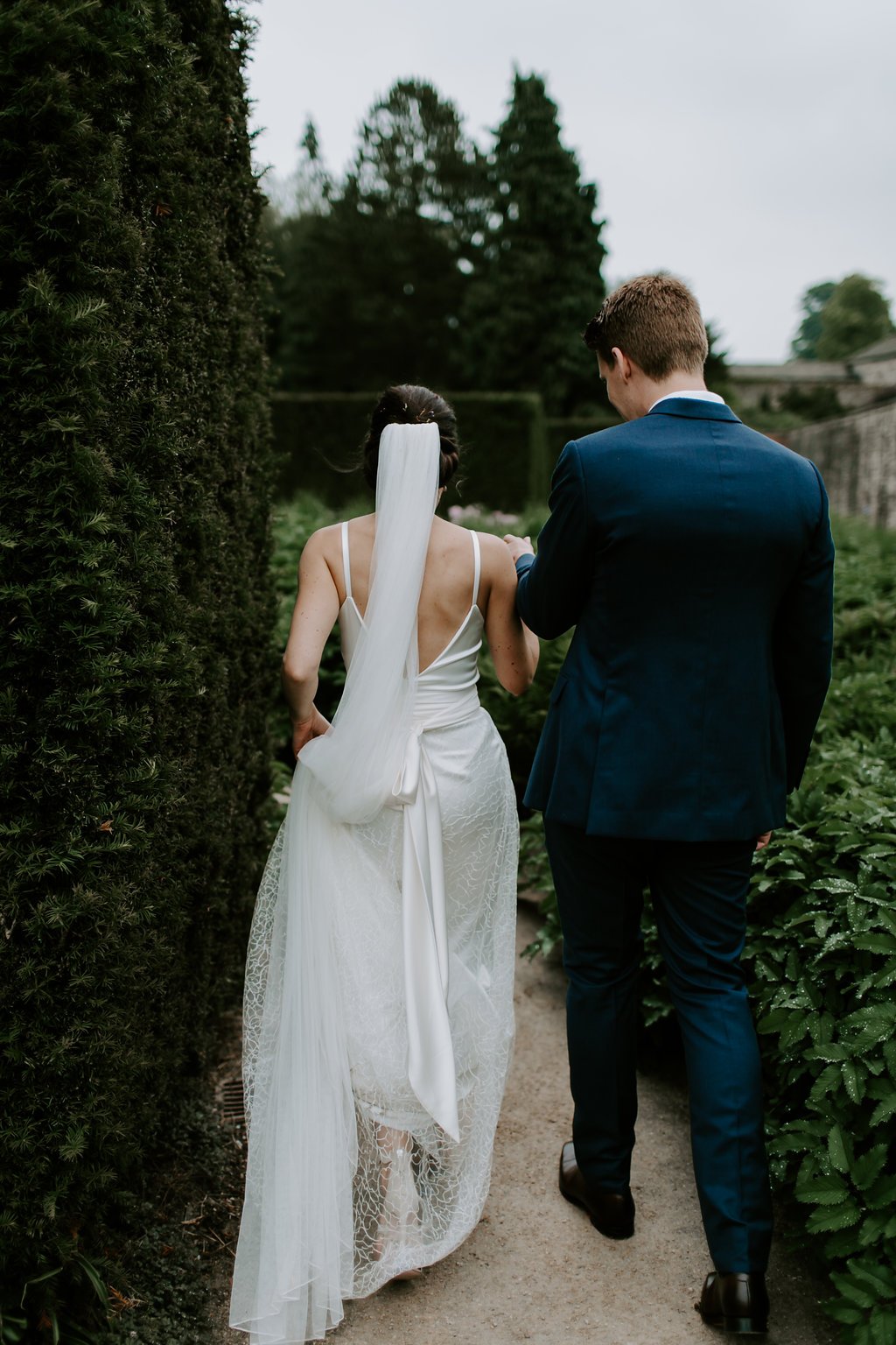 Beautiful bride Victoria wore a wedding dress by Halfpenny London