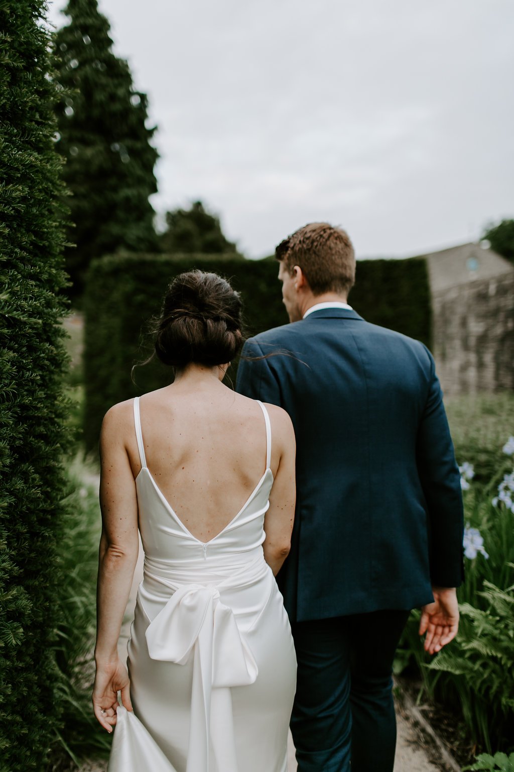 Beautiful bride Victoria wore a wedding dress by Halfpenny London