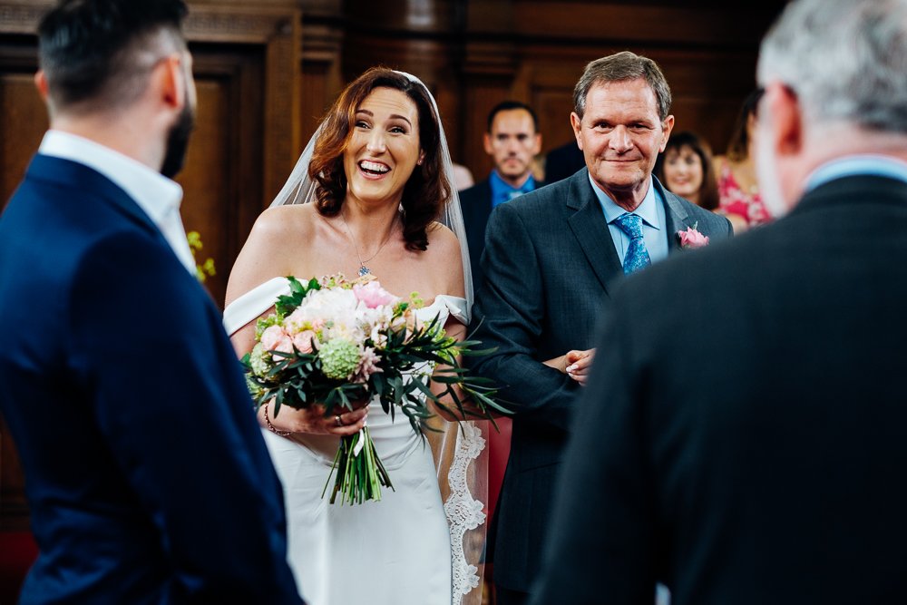 Beautiful bride Hannah wears the Andrea corset and skirt by Halfpenny London