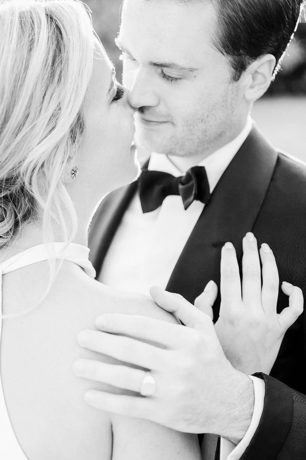 Beautiful bride Kristen wore the Cheryl wedding dress by Halfpenny London