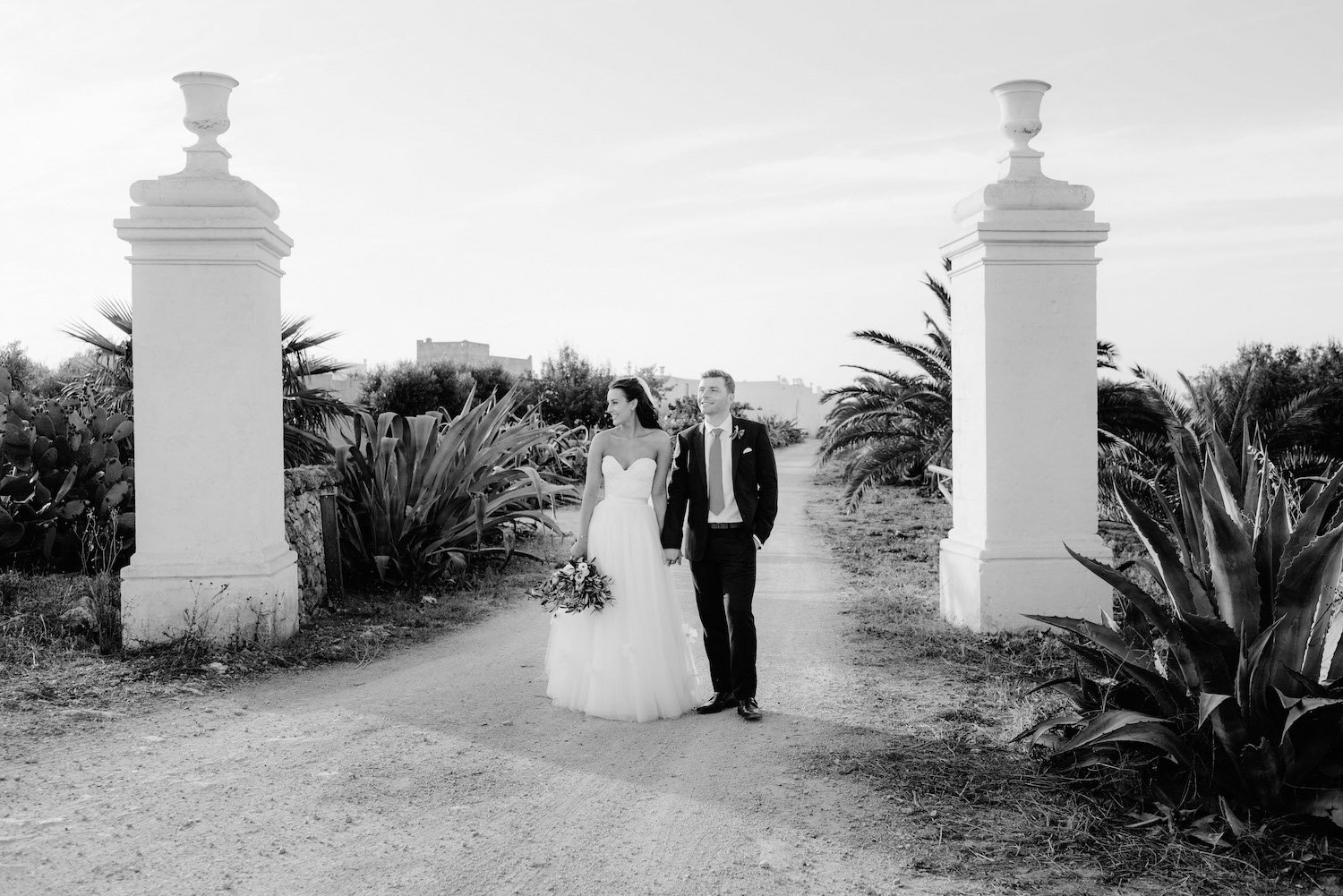 Beautiful bride Charlotte wears British bridal designer Halfpenny London