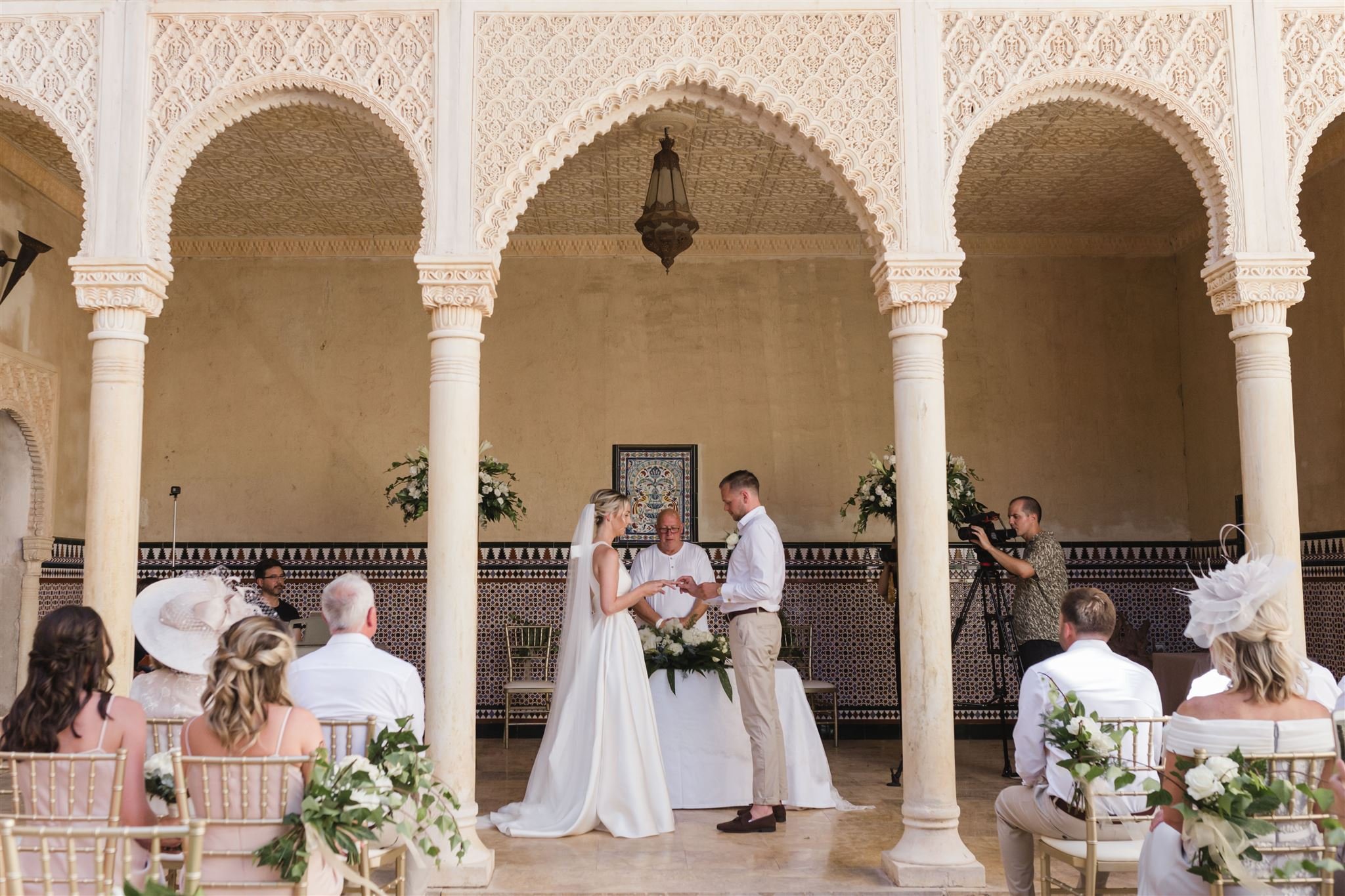 Beautiful bride Sally wore the Oak wedding dress by Halfpenny London