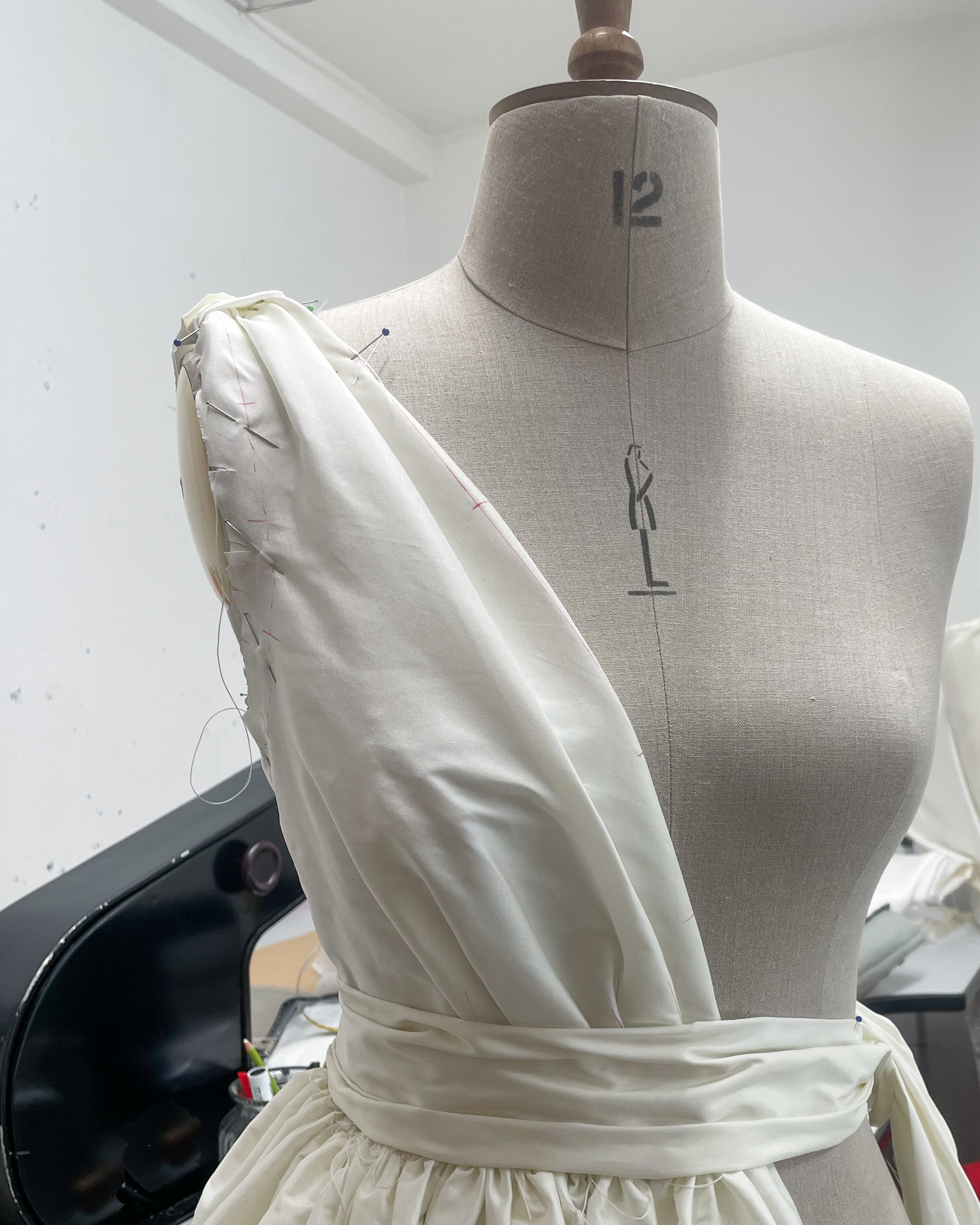 Behind the scenes | Development of the Olive dress by Halfpenny London