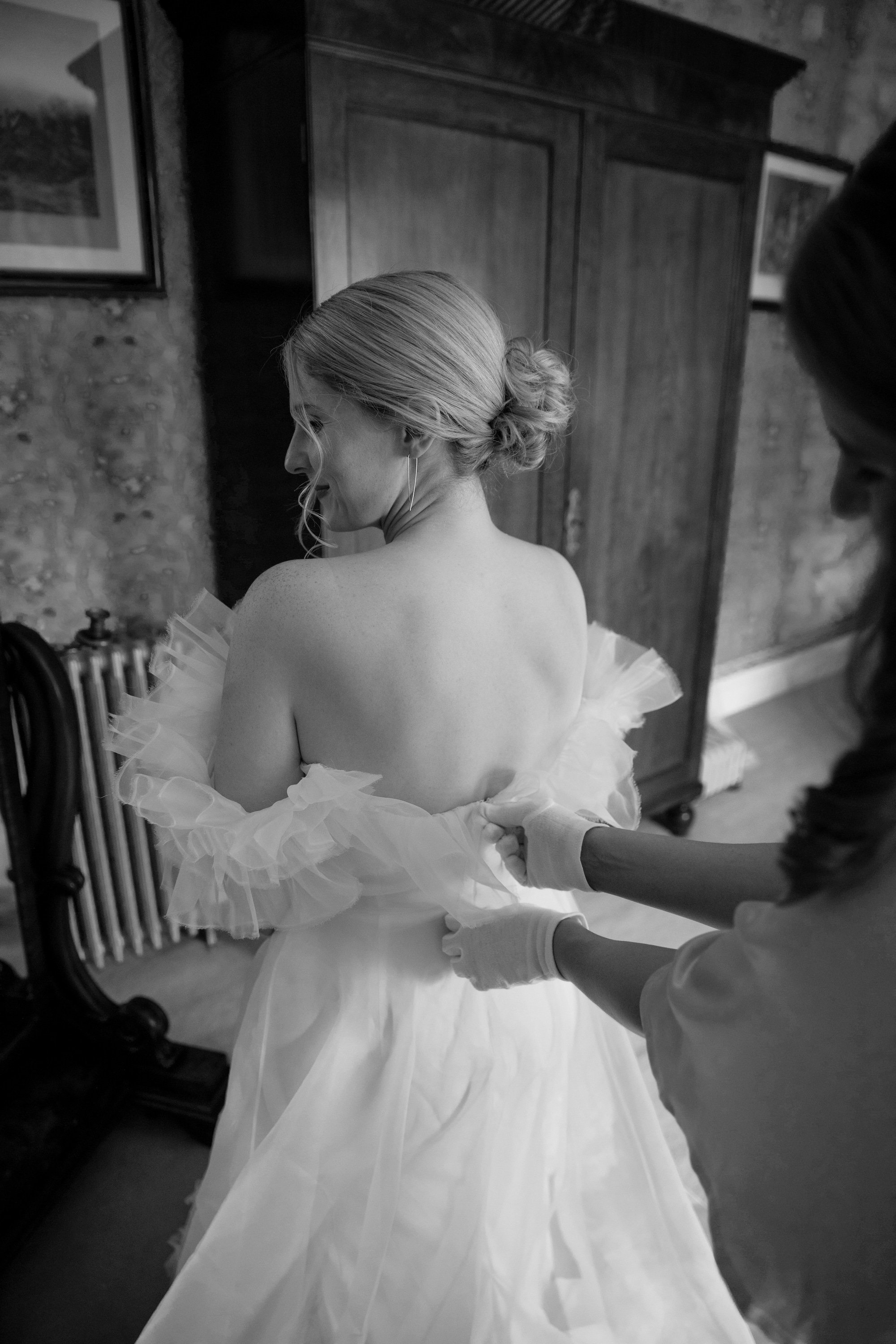 Beautiful bride Holly wore the Mayfair wedding dress by Halfpenny London