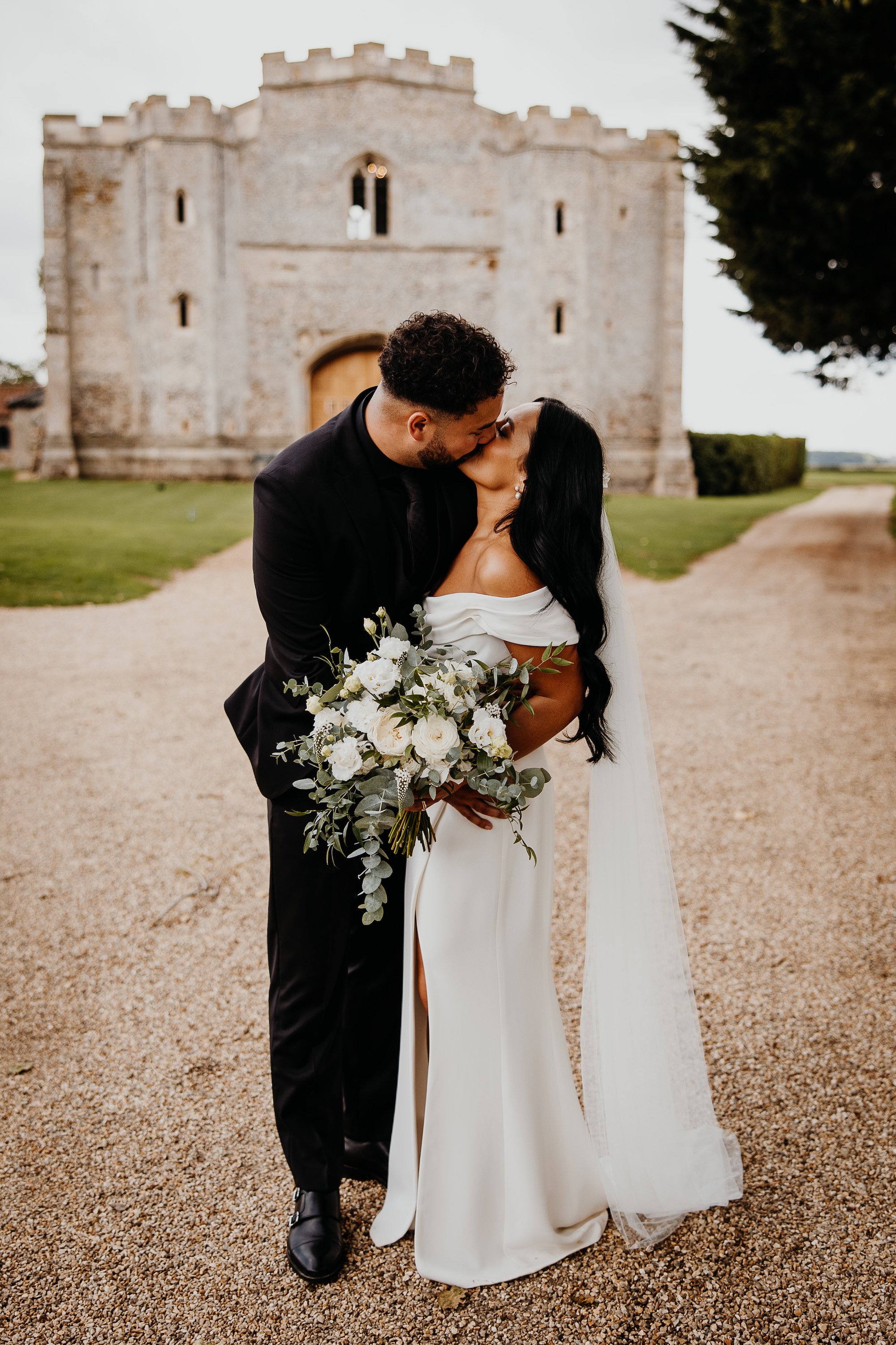 Beautiful bride Sophie wears the Okotan corset and long Okotan skirt | Wedding dresses and separates by Halfpenny London
