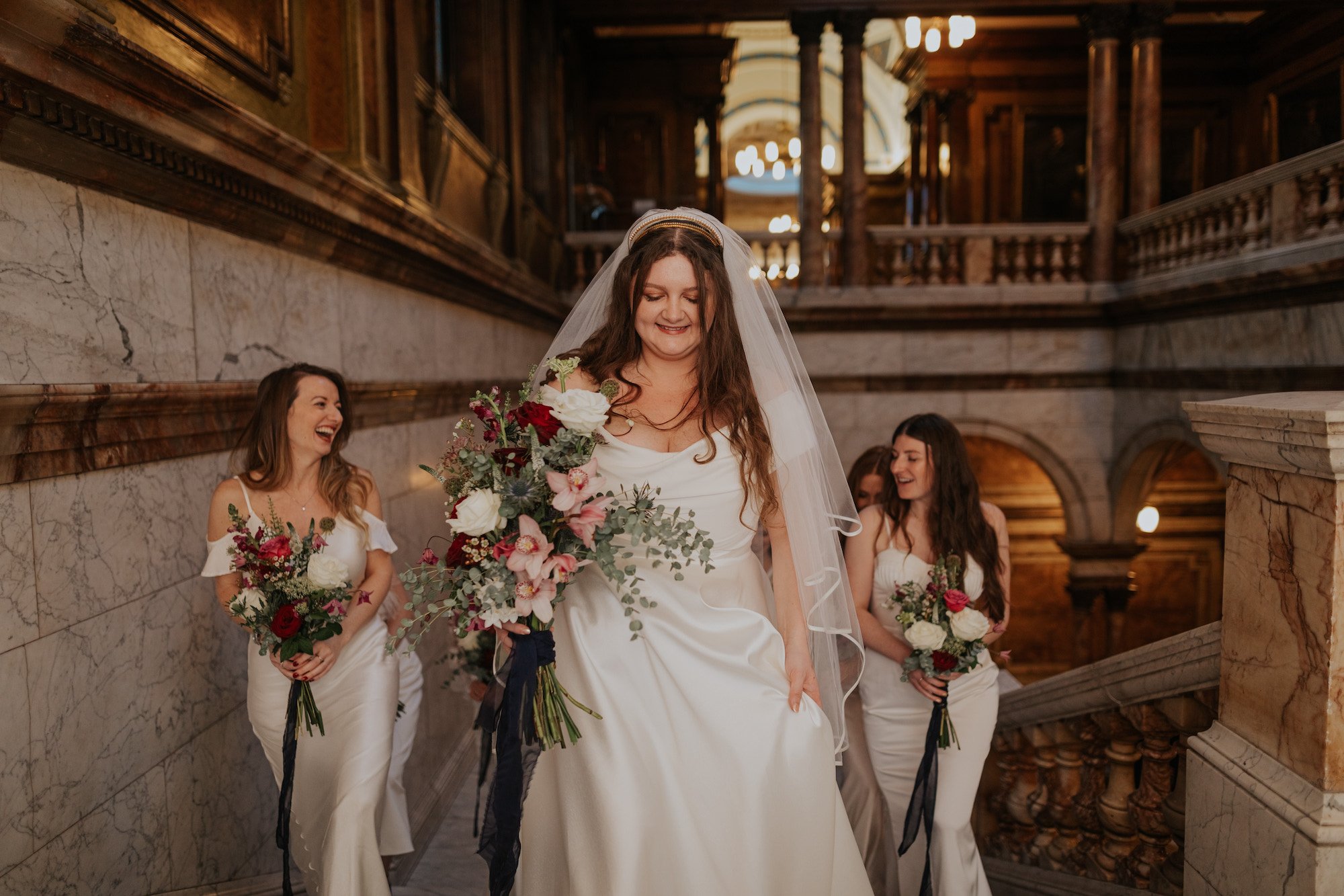 Beautiful bride Kate wore the Okotan corset and Ellie skirt | Wedding dresses and separates by Halfpenny London