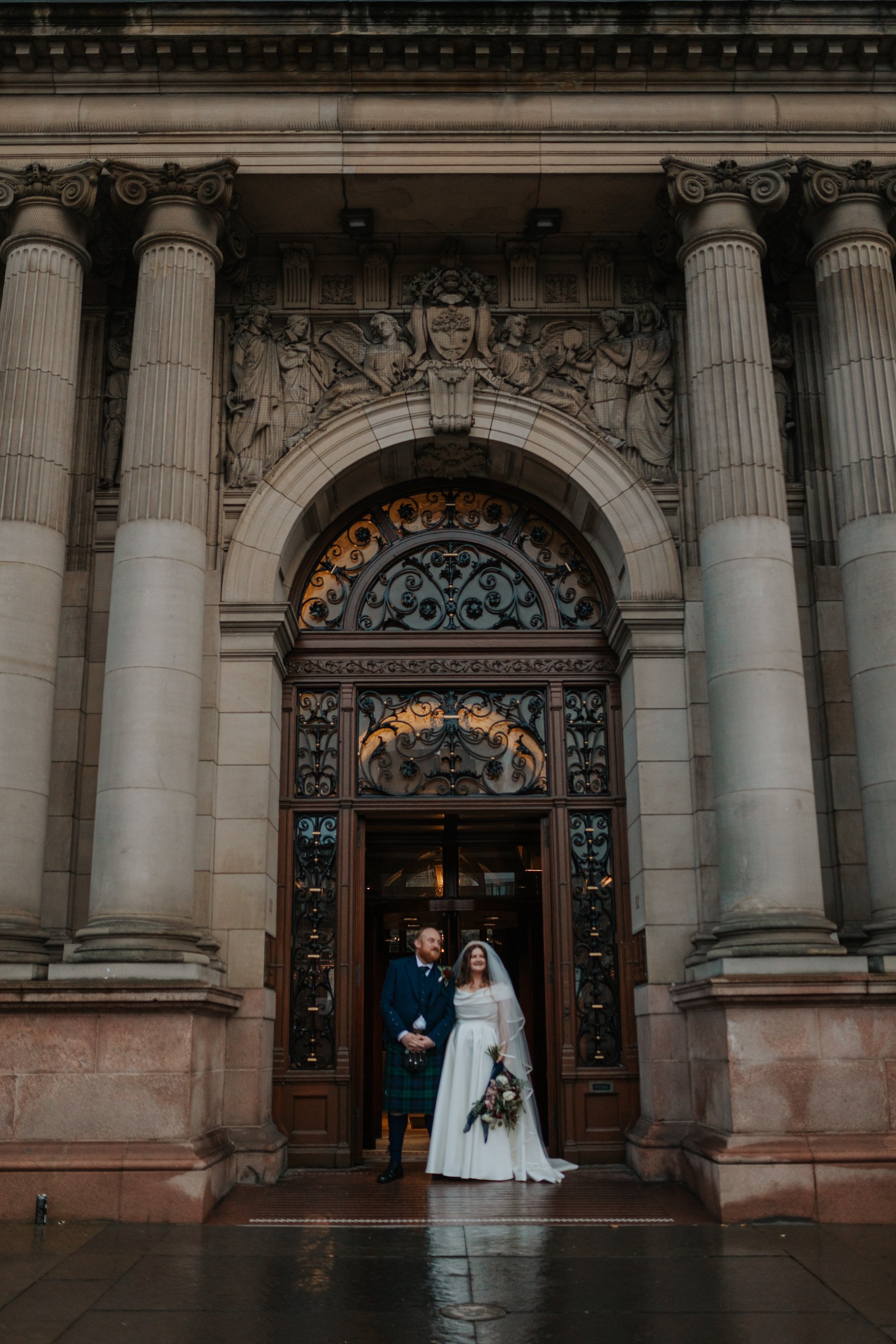 Beautiful bride Kate wore the Okotan corset and Ellie skirt | Wedding dresses and separates by Halfpenny London