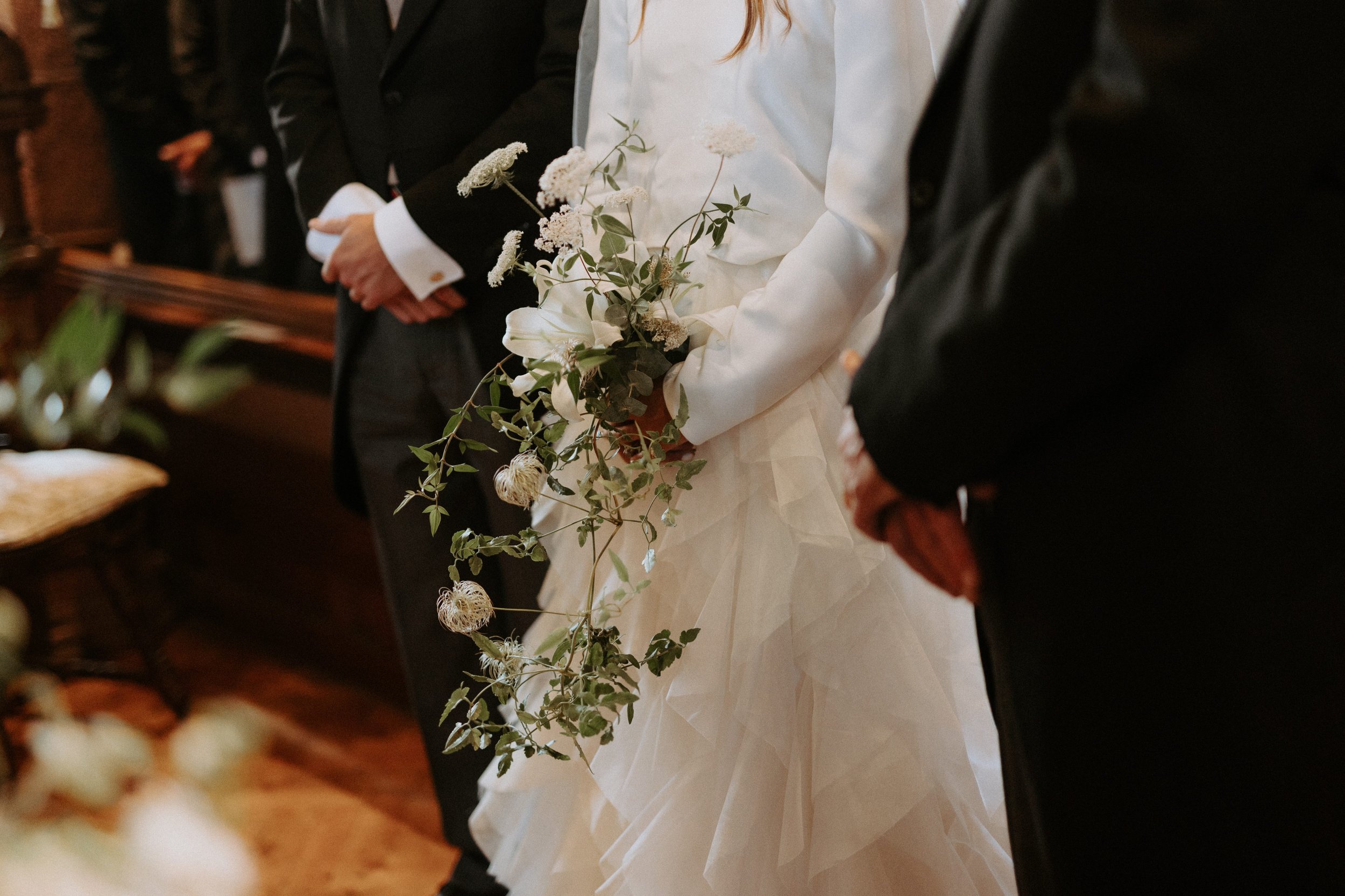 Beautiful bride Milly wore the Riri skirt and Laura top | Wedding dress by Halfpenny London 