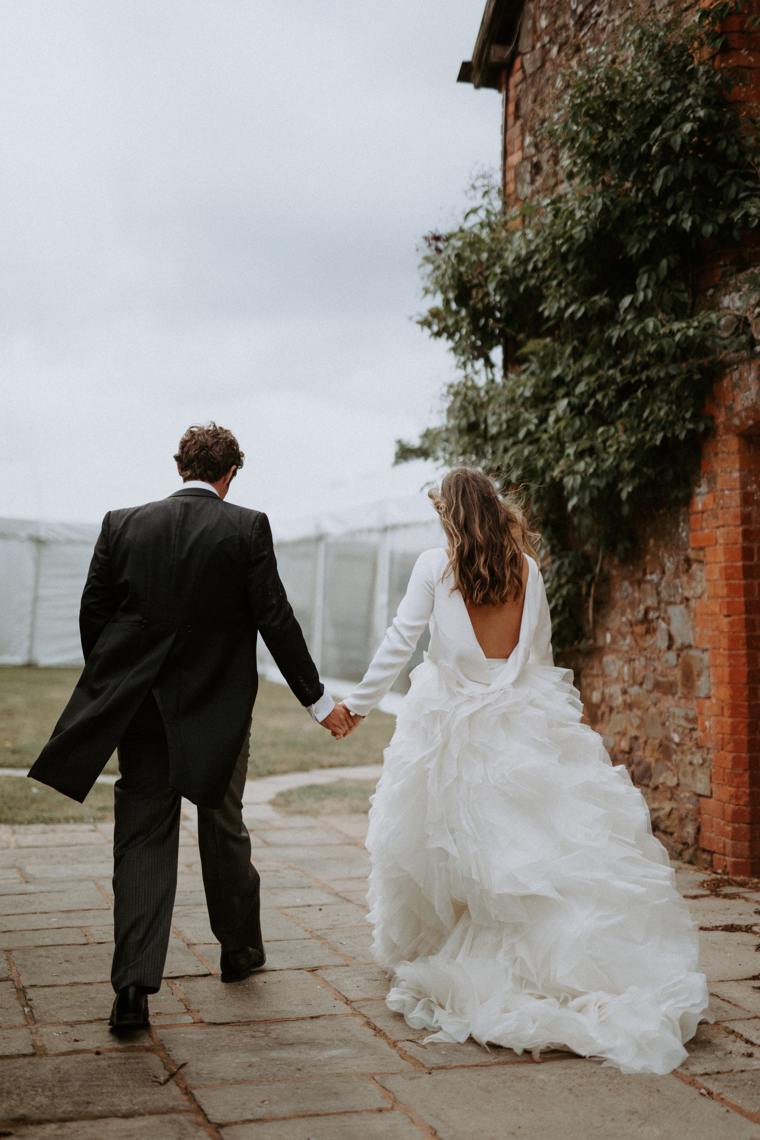 Beautiful bride Milly wore the Riri skirt and Laura top | Wedding dress by Halfpenny London 