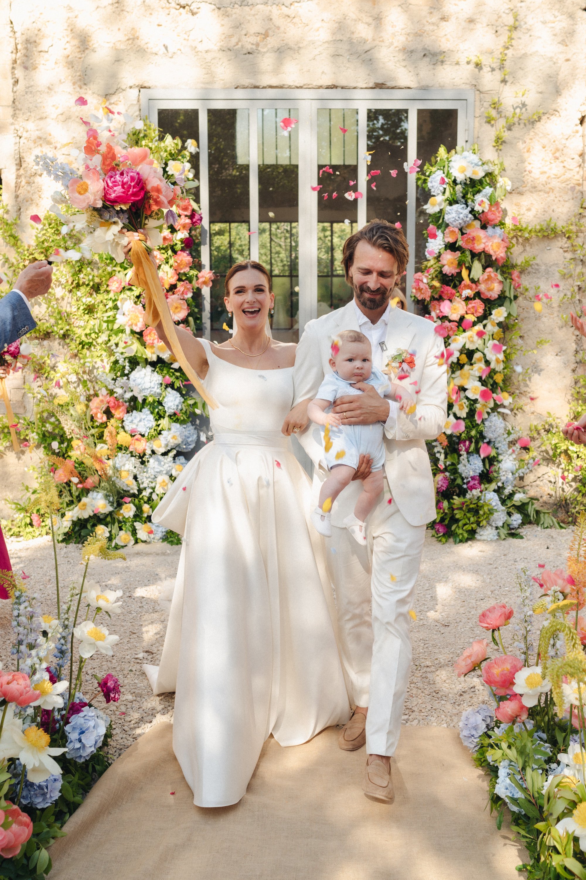 Gorgeous bride Naomi Ross wore a Halfpenny London wedding dress for her special day