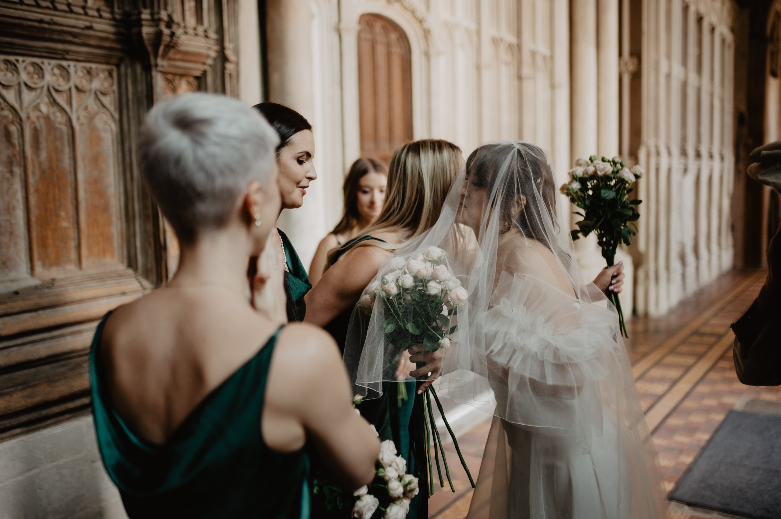 Beautiful bride Juliette wears the Mayfair wedding dress by Halfpenny London