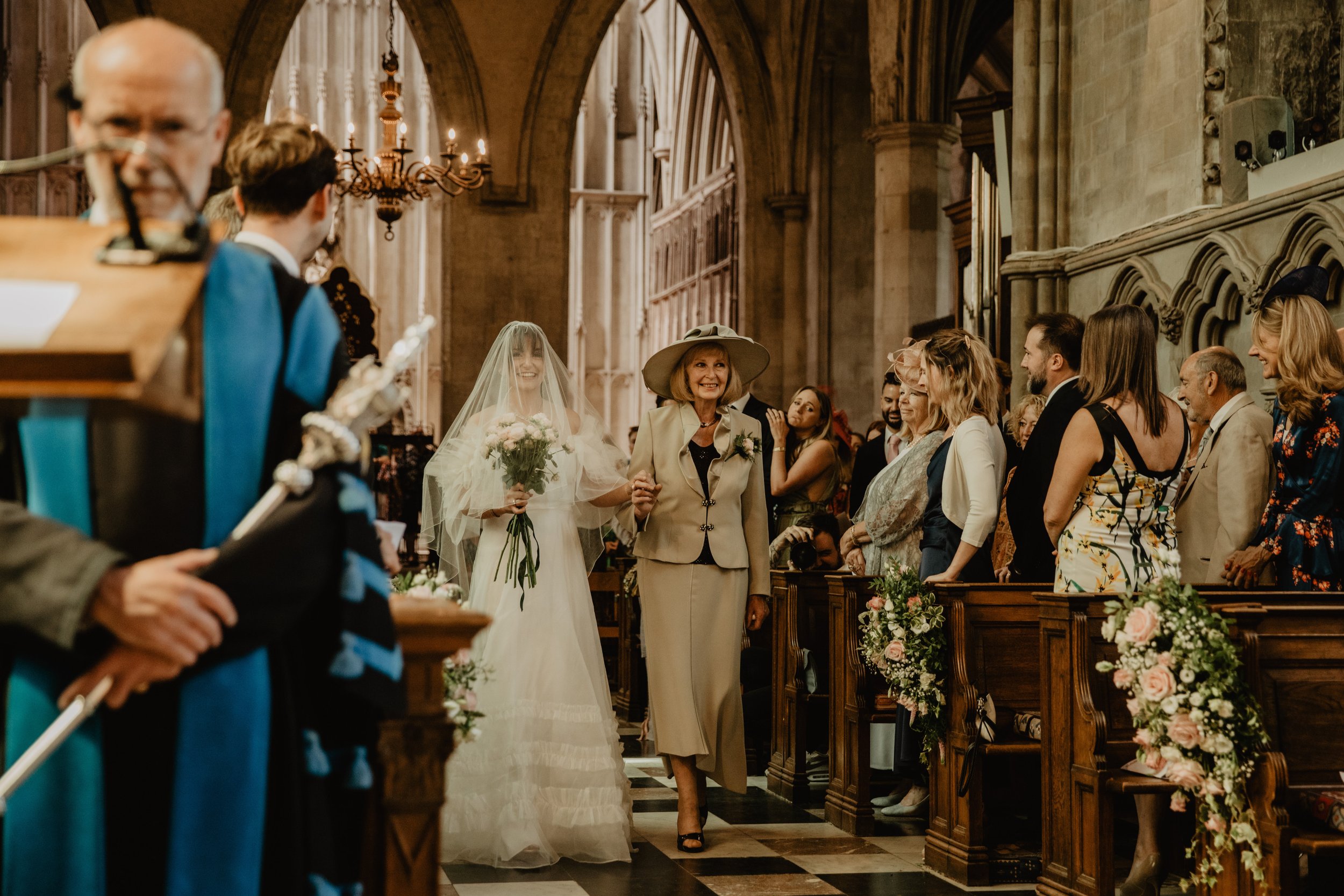 Beautiful bride Juliette wears the Mayfair wedding dress by Halfpenny London