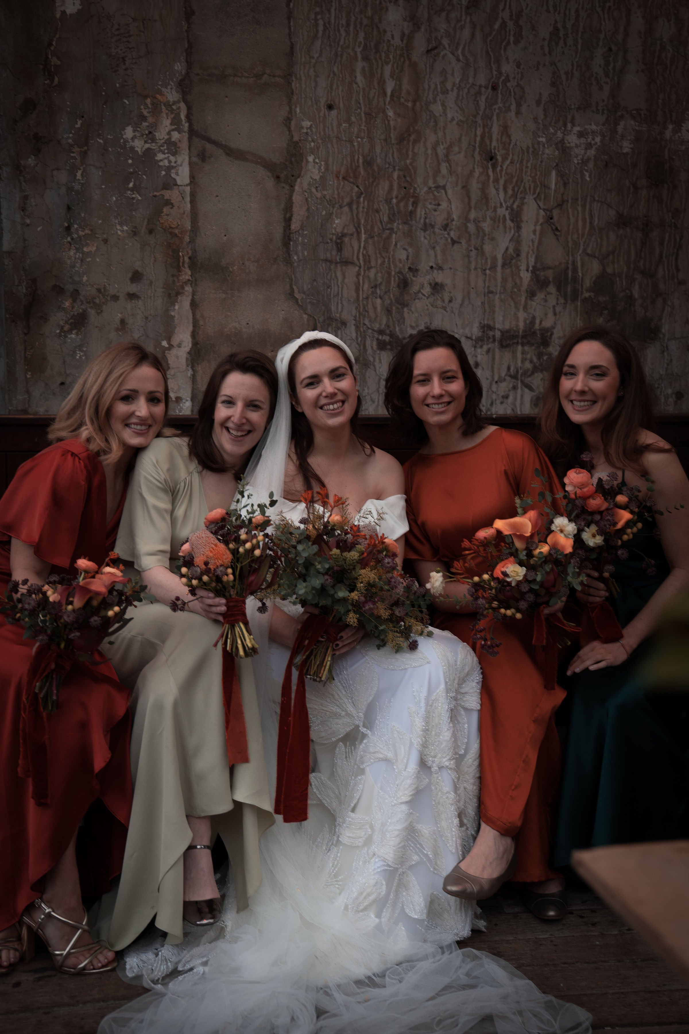 Beautiful bride Natalie wore the Daffodil wedding dress and Maple skirt by Halfpenny London