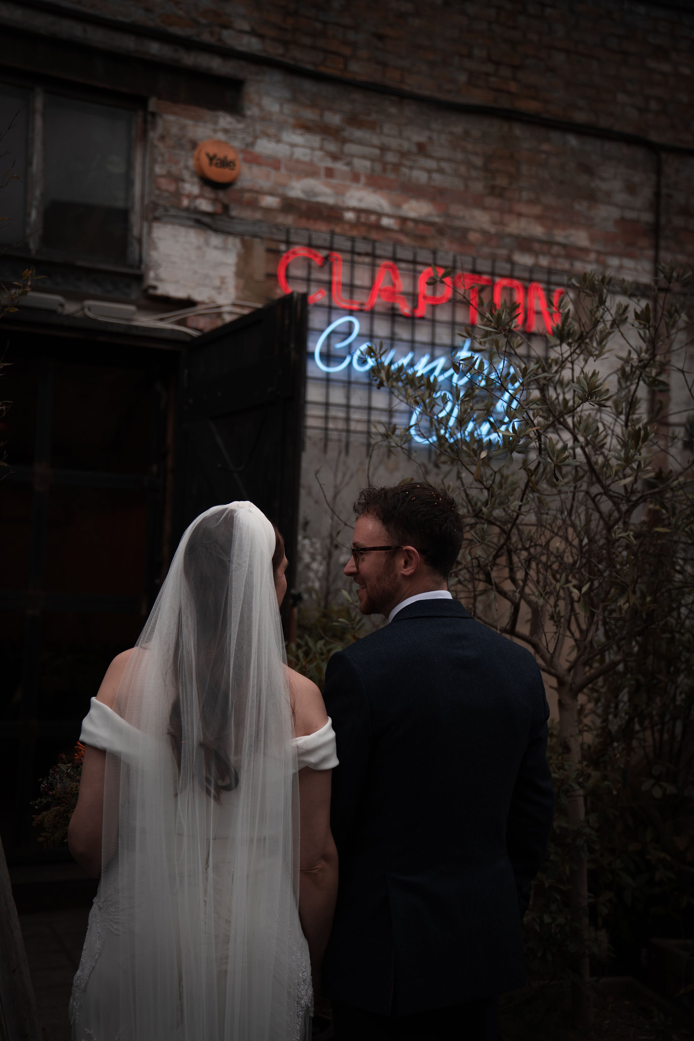 Beautiful bride Natalie wore the Daffodil wedding dress and Maple skirt by Halfpenny London