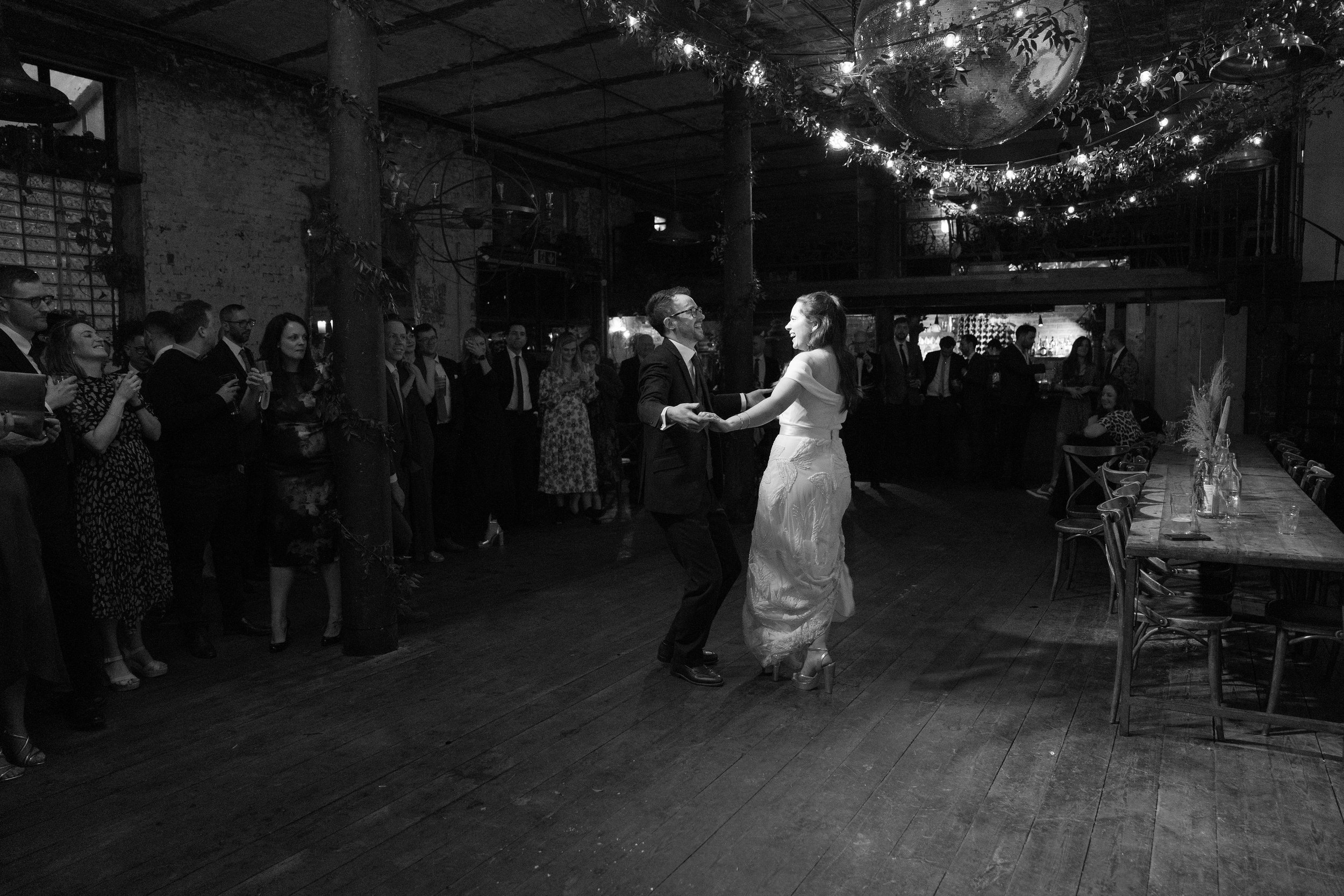 Beautiful bride Natalie wore the Daffodil wedding dress and Maple skirt by Halfpenny London