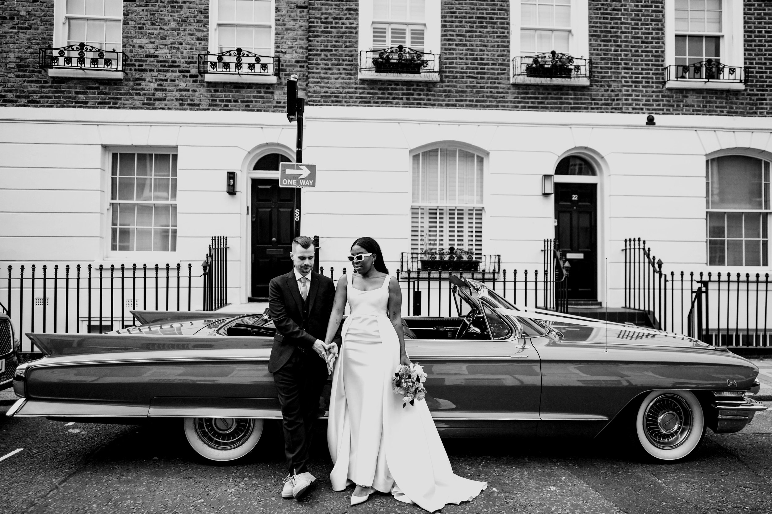 Beautiful Halfpenny London bride Remy wears the Ivory Dahlia dress | Wedding dresses by Halfpenny London