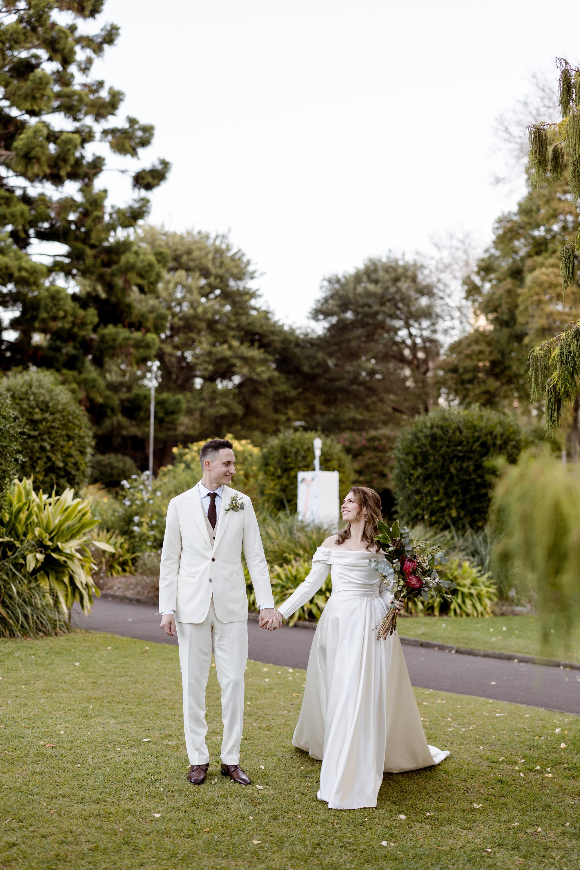 Stunning bride Bethany wears a wedding dress by Halfpenny London 