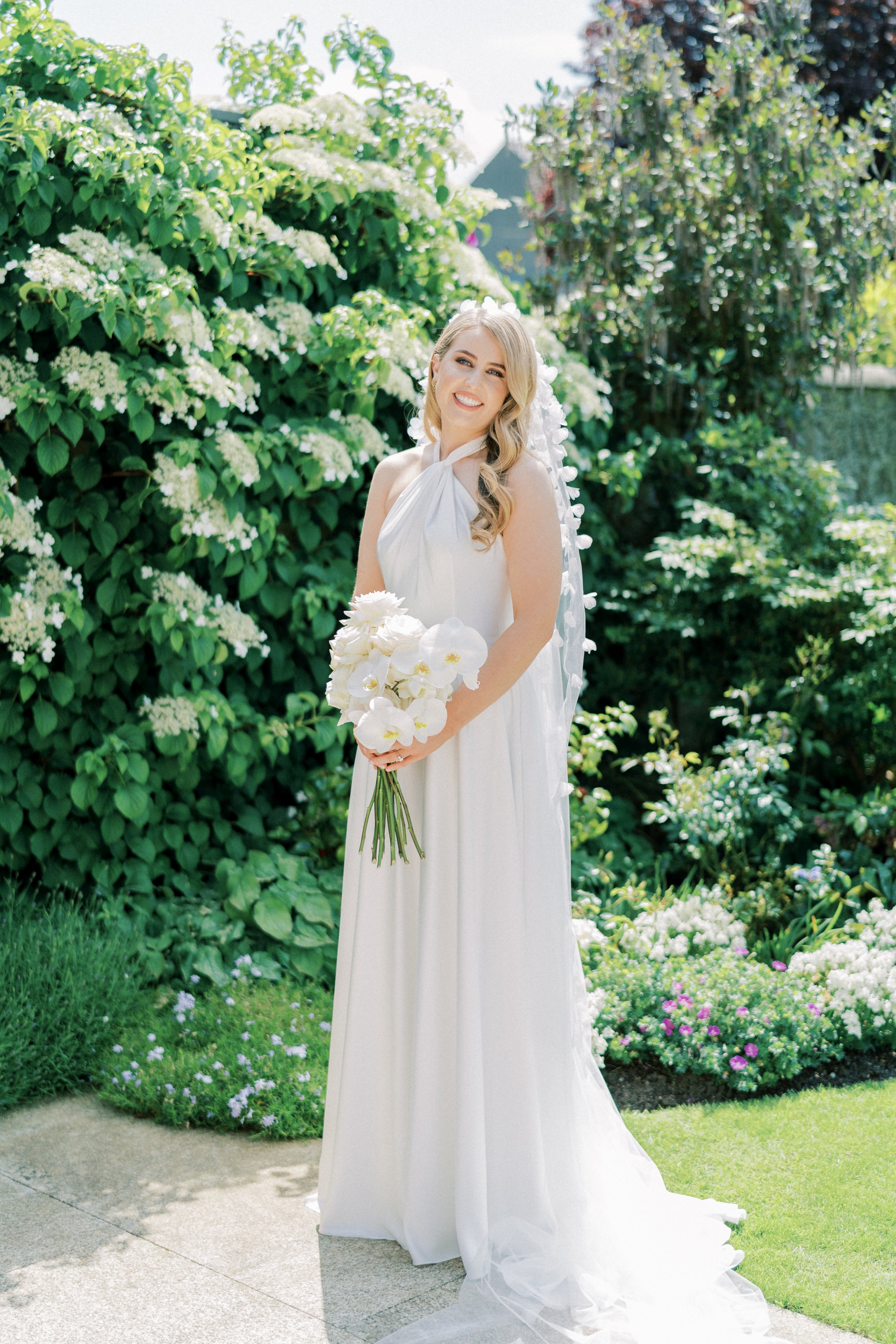 Beautiful bride Maeve wears the Cedar dress | Wedding dresses by Halfpenny London