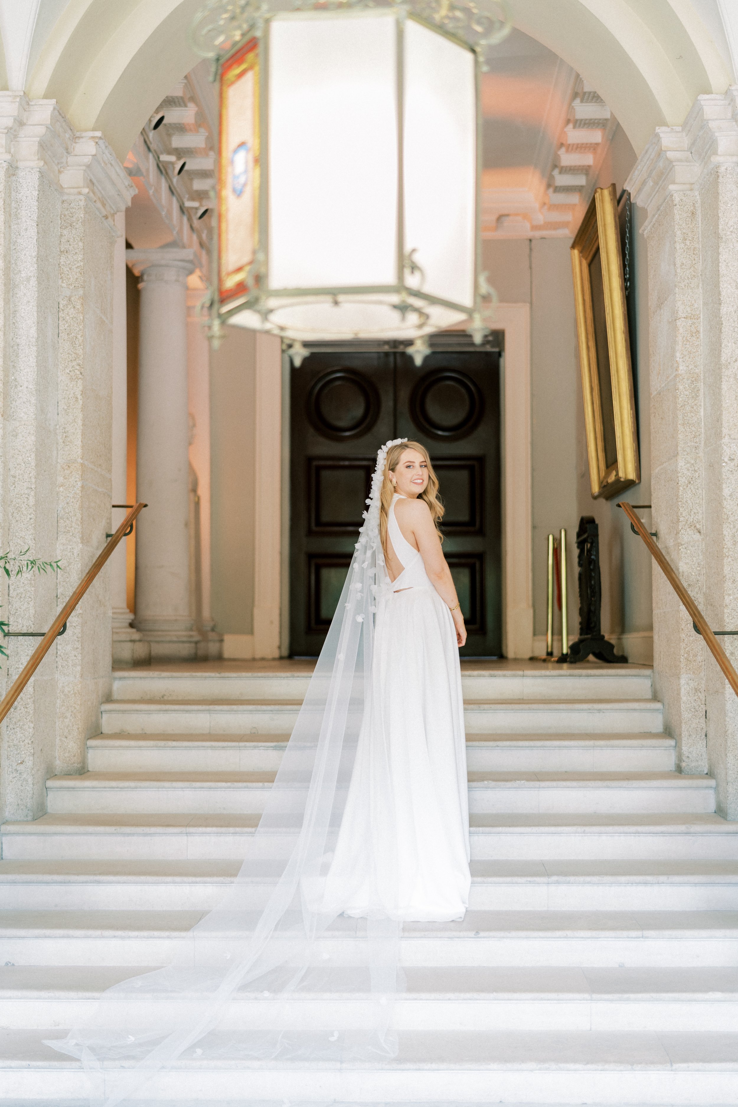 Beautiful bride Maeve wears the Cedar dress | Wedding dresses by Halfpenny London