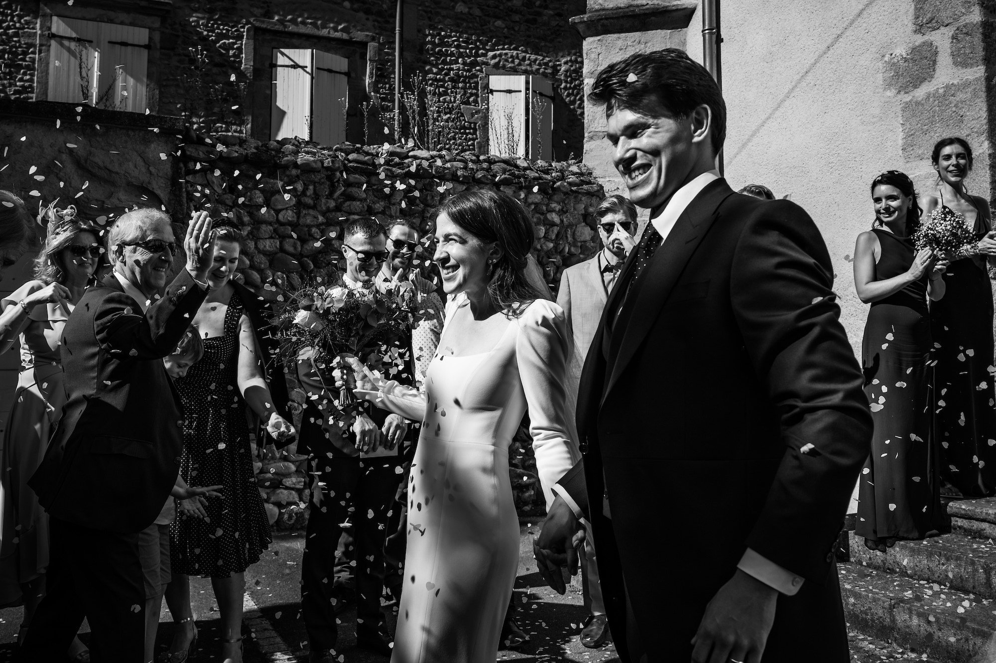 Beautiful bride Marie-Claire wore the Foxglove dress | Wedding dress by Halfpenny London