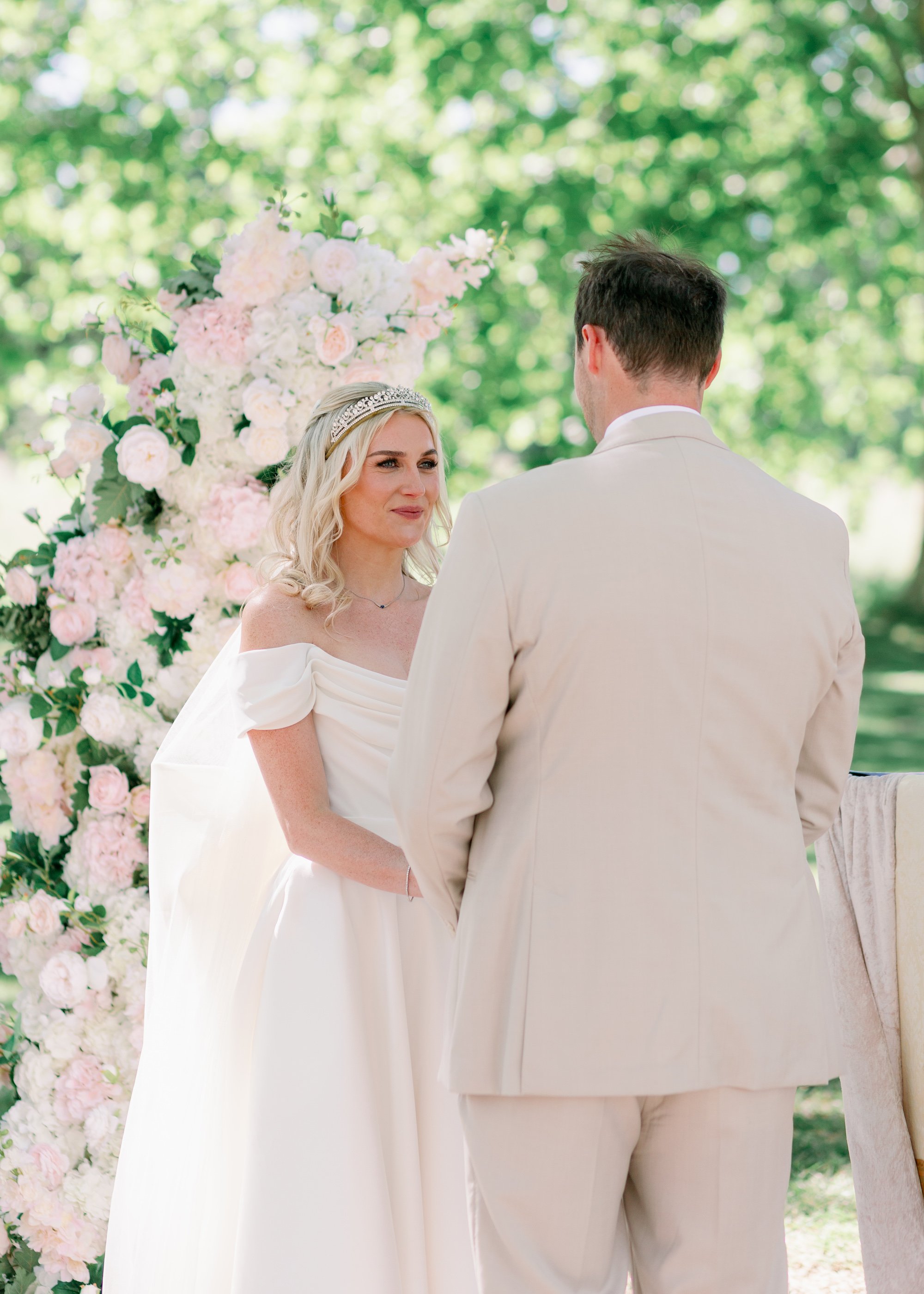 Stunning bride Georgia wore a Halfpenny London wedding dress on her special day