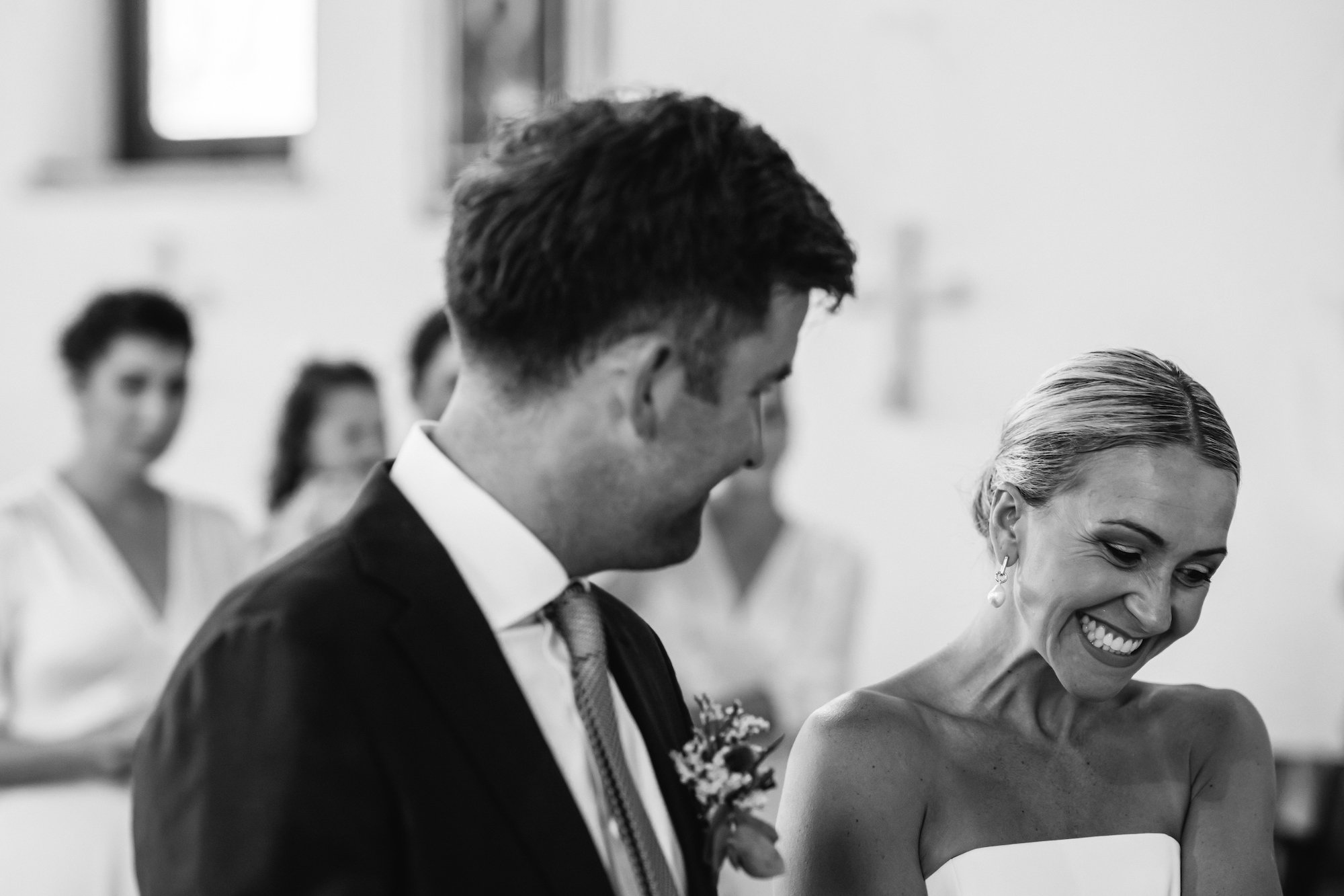 Beautiful bride Florence wore the Oliver wedding dress and Ruffle Rose skirt by Halfpenny London