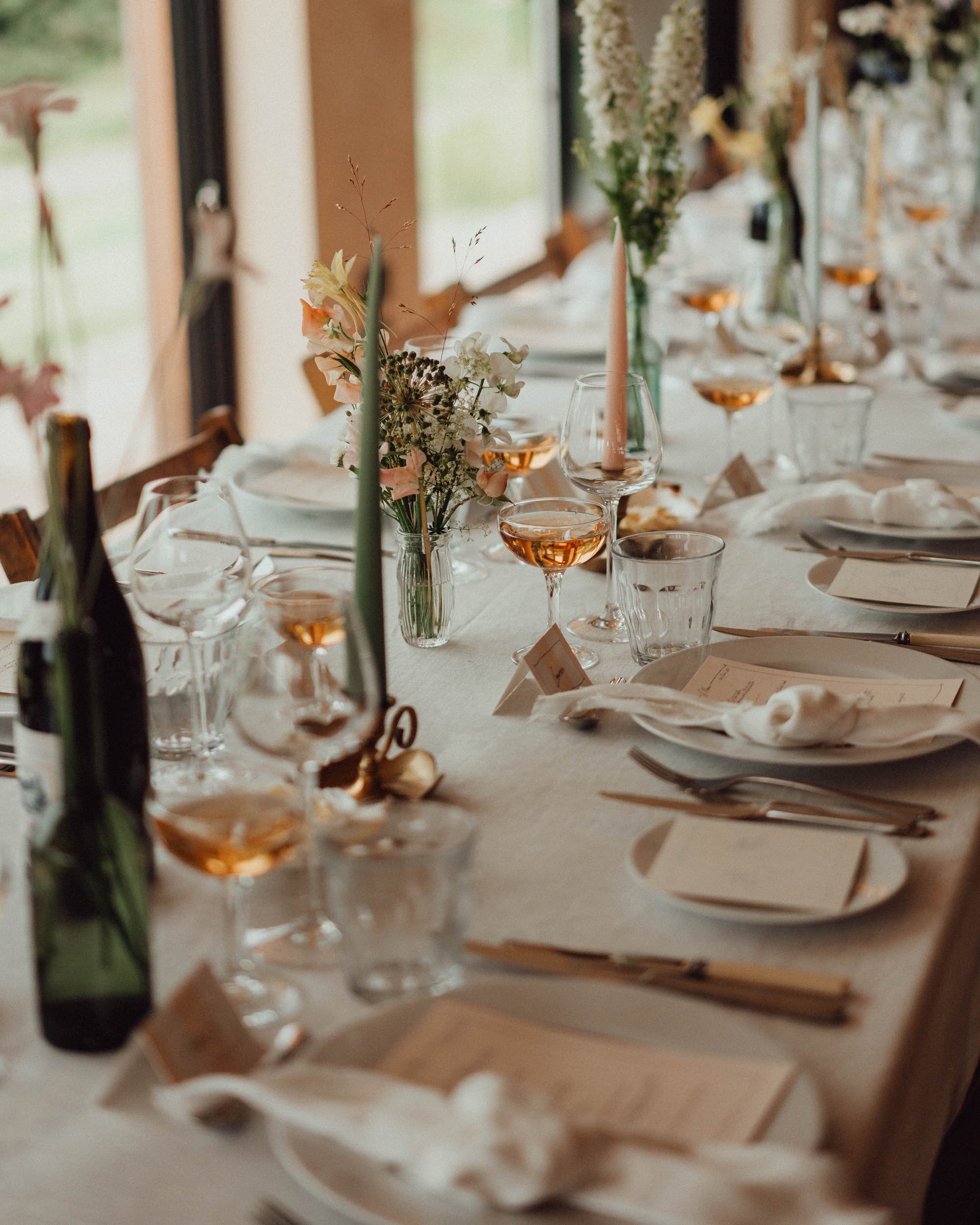 Beautiful bride Laura wears the Cheryl dress and Moon skirt for her wedding day | Wedding dresses by Halfpenny London