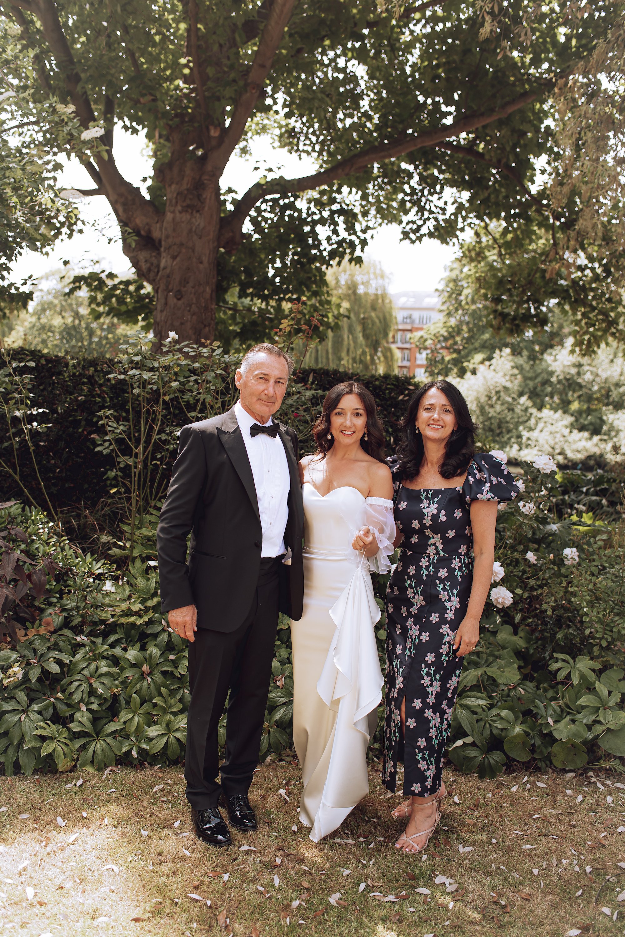 Beautiful bride Sophie-Rose wore the Dayton wedding dress and Calypso sleeves by Halfpenny London