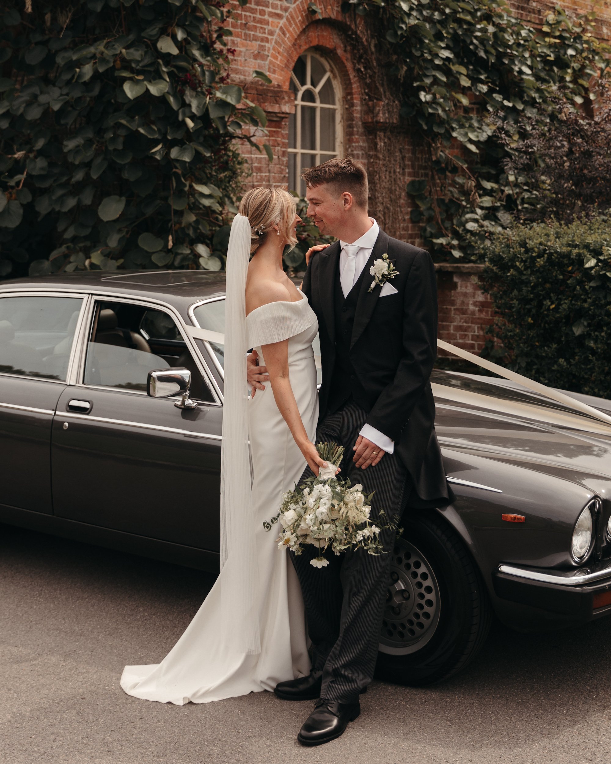 Beautiful Lucy wears the Harbour frill dress for her wedding day | Wedding dresses by Halfpenny London