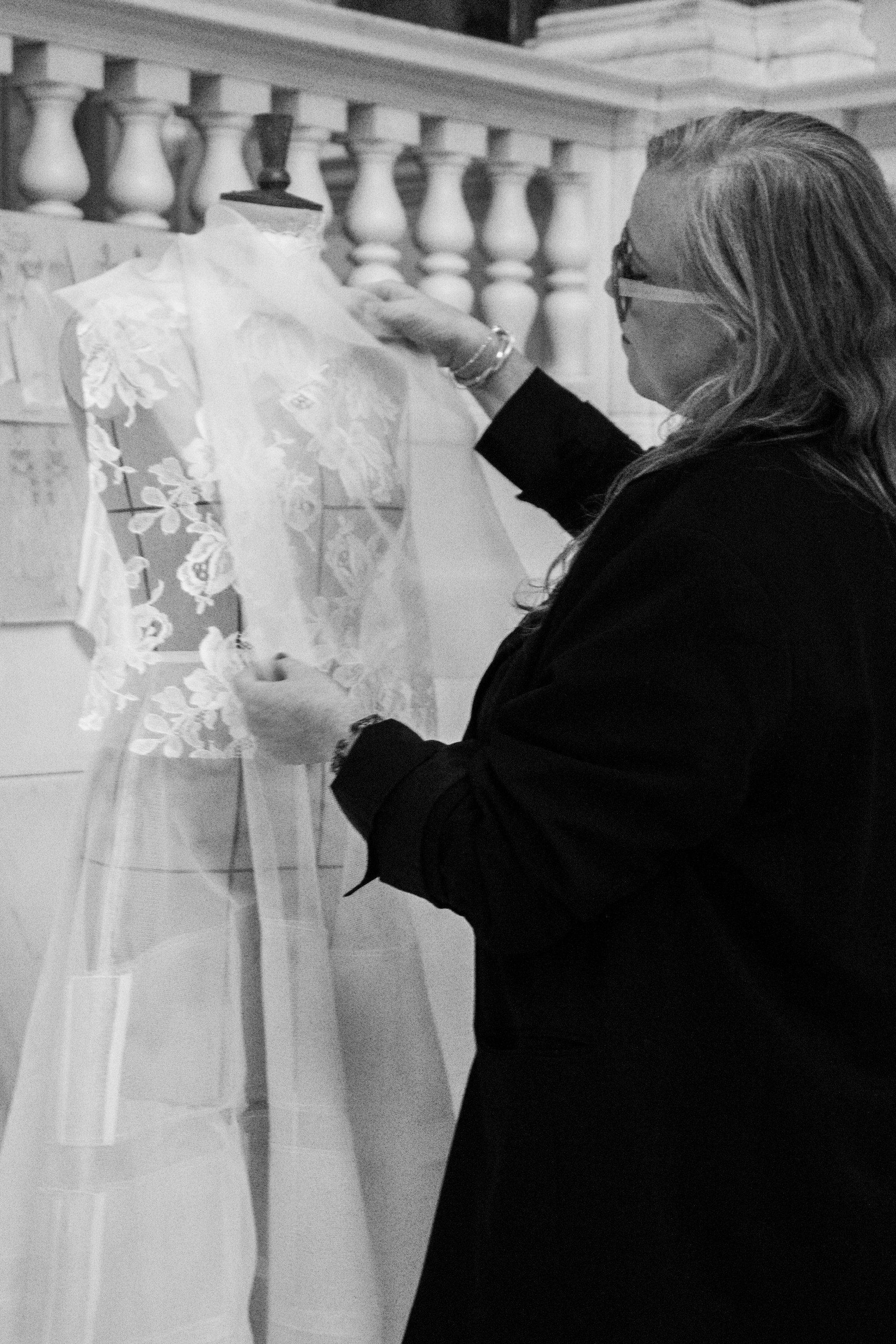 Designer Kate Halfpenny photographed at Camden Town Hall