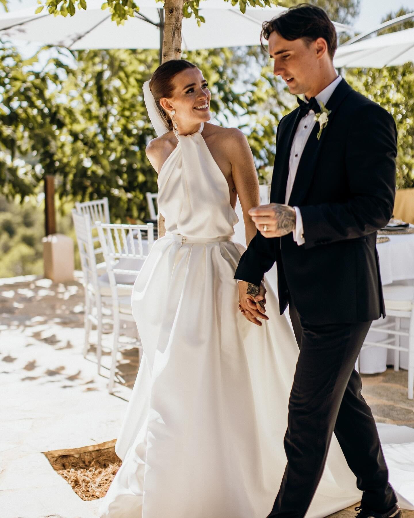 &ldquo;Standing in front of the mirror wearing the dress I felt a whole surge of emotions and I instantly knew it was the dress for me. Having the option of adding on an overskirt for the ceremony which gave me a completely different silhouette for w