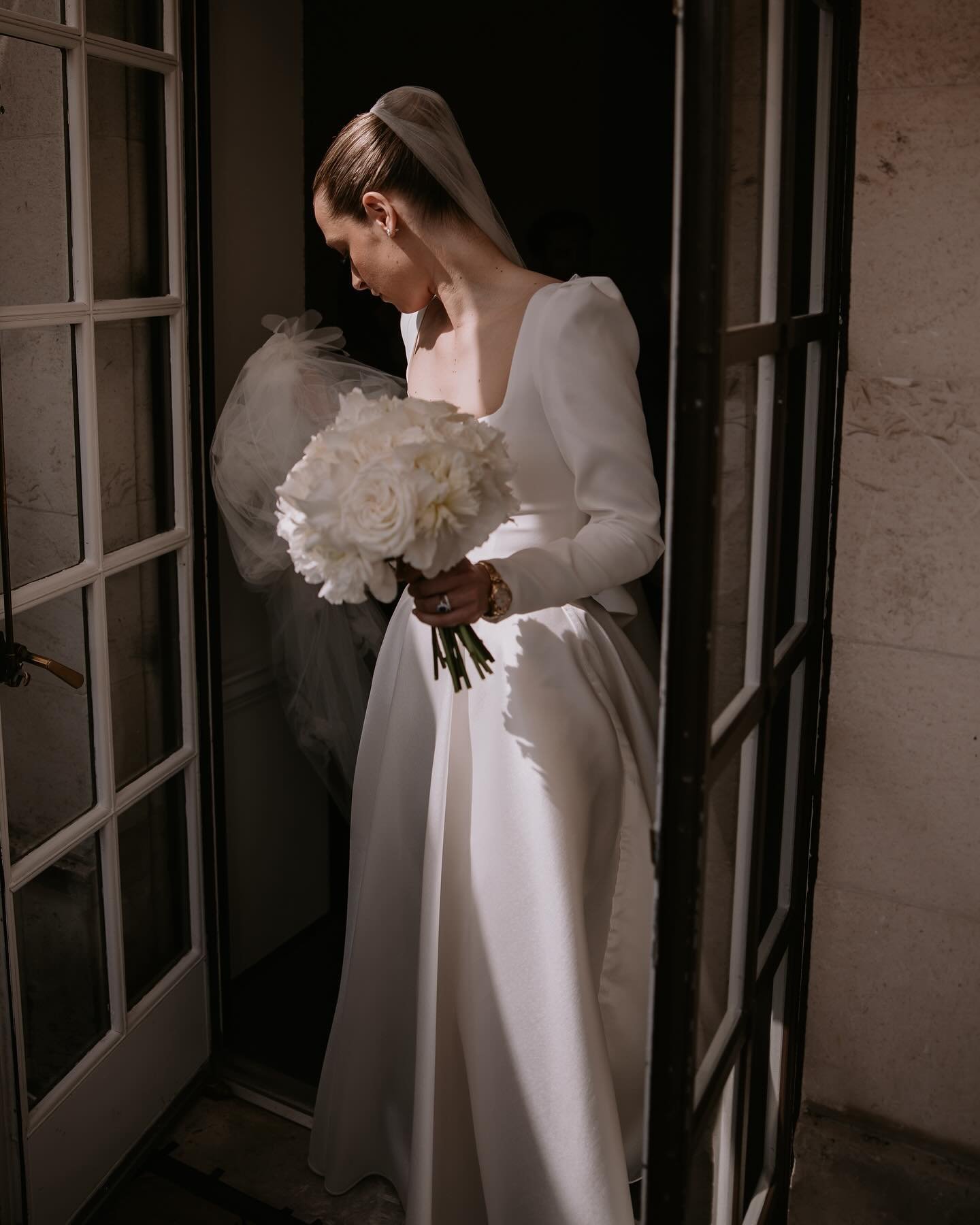 Beautiful bride Rosie married her new husband Joe in a classic black tie ceremony recently and we couldn&rsquo;t wait to share a sneak peek. The Foxglove dress and Ellie skirt combo was the perfect choice for this London wedding.

Huge congratulation
