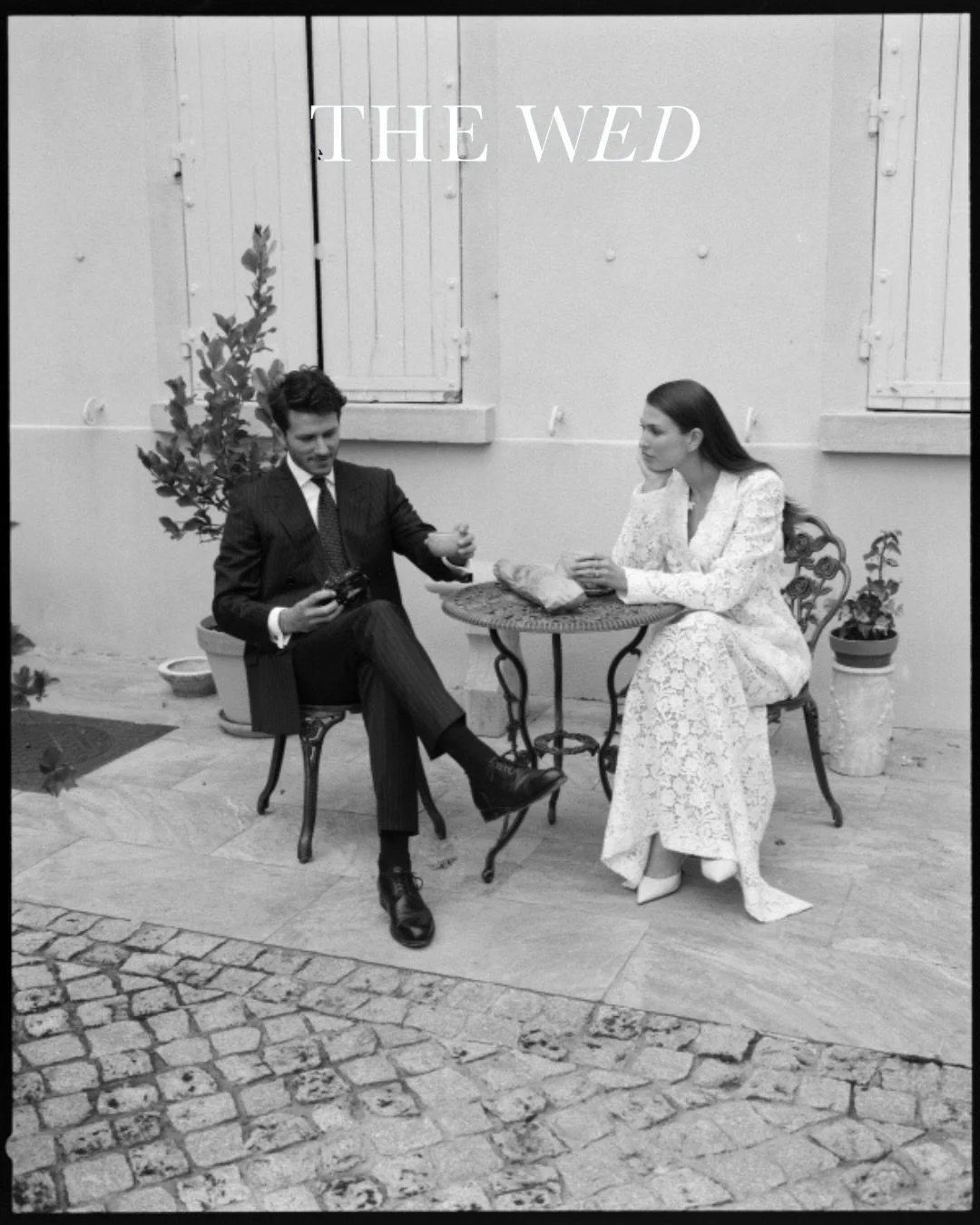 @dcopperman at home in the South of France, wearing the new Mimosa blazer and skirt from our Twenty Vol. II collection.

Photographed alongside husband @hedisersoub by @benjaminwheeler and styled by @amare_bride for @thewed.