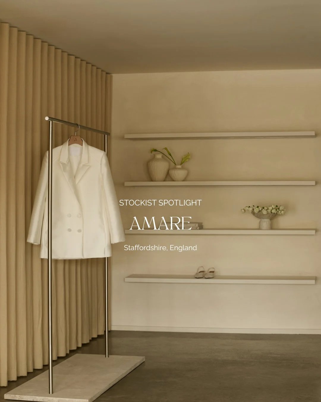 Stockist spotlight: @amare_bride. ⁠
⁠
Amare is a destination created to inspire and empower brides, guided by an unwavering dedication to thoughtful design and exceptional craftsmanship. ⁠
Their studio and edit are shaped around how they want a bride