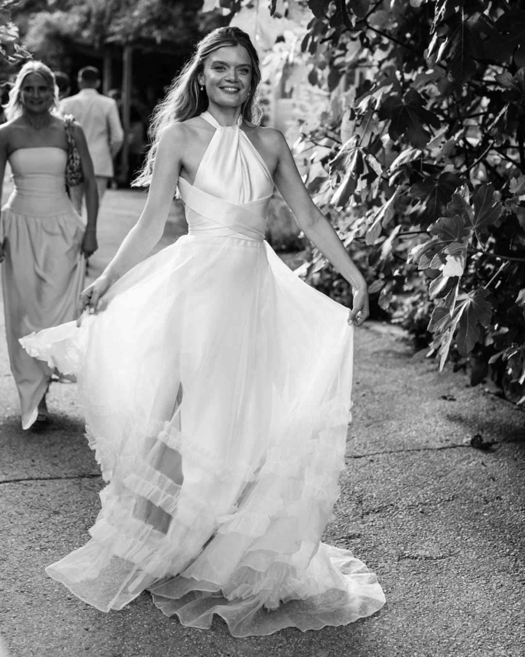 "The Mayfair skirt was the star of the show"⁠
⁠
For her rustic Cornish farm wedding, @helenmariesmithfield paired the Cheryl dress with the beautifully detailed Mayfair skirt &mdash; a piece she hadn&rsquo;t planned for, but one that felt p