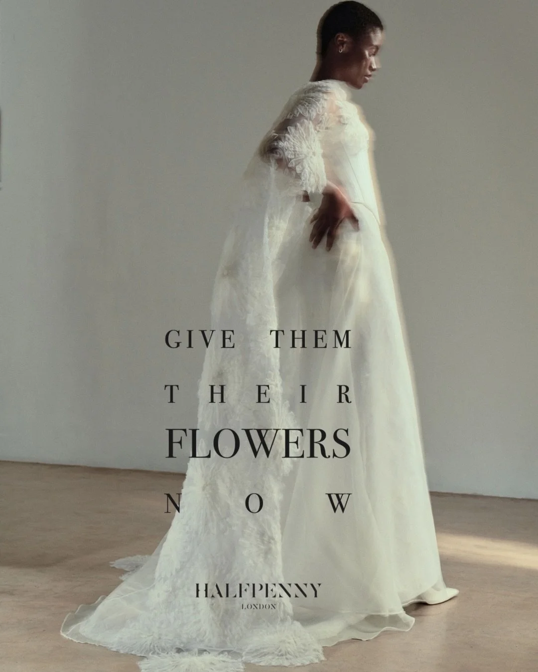 Each piece reflects a moment held rather than staged, a response to the fleeting nature of life and connection. 

Embroidery, veils, and detail are intimate, not designed to be loudly seen, but deeply felt. They carry private meaning, like flowers gi