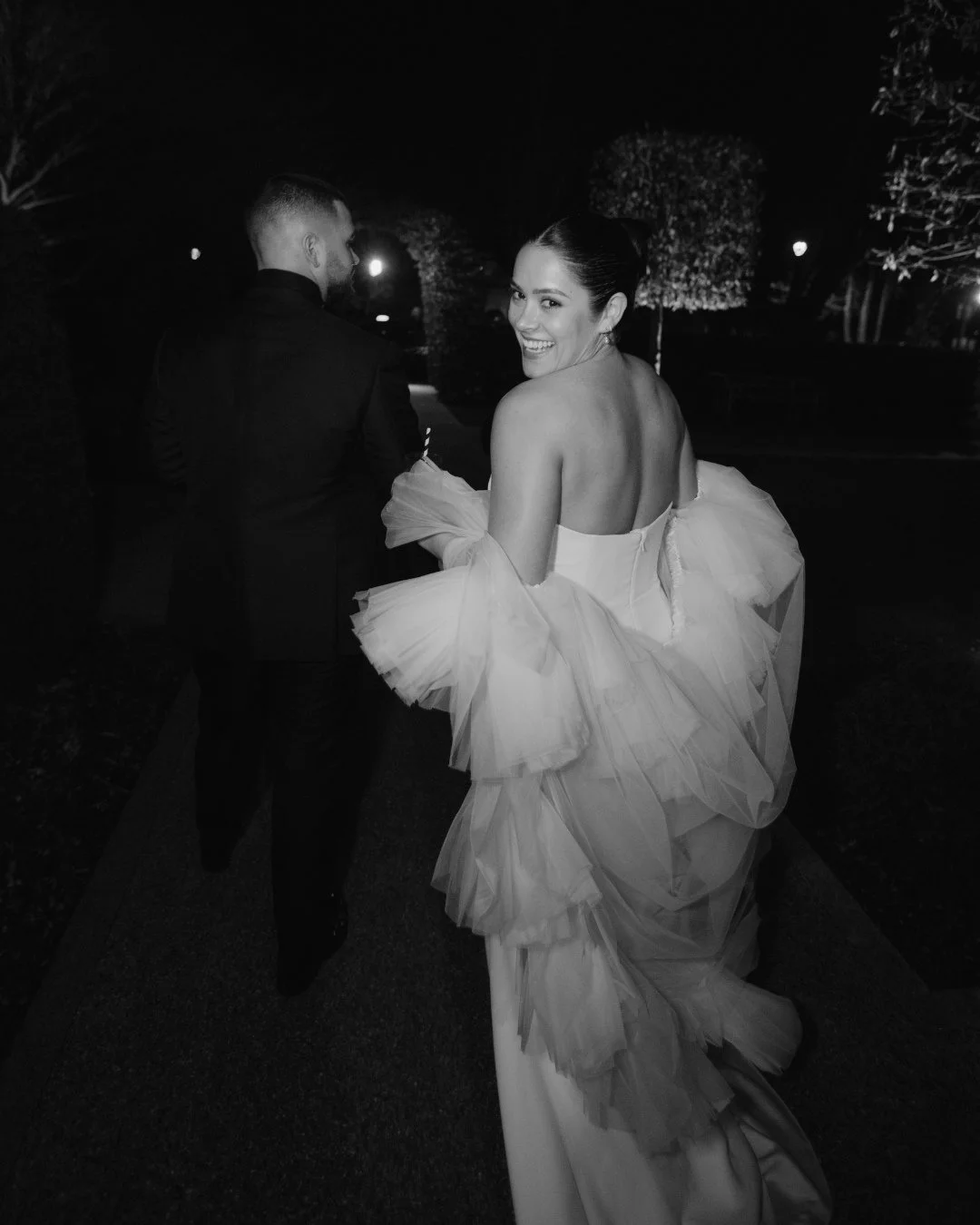 &ldquo;I loved being able to mix and match different dresses and accessories to create something unique.&rdquo;⁠
⁠
@_demiconnor&rsquo;s bridal look paired the Equinox dress with the Periwinkle veil. With its dramatic length and versatile styling, the