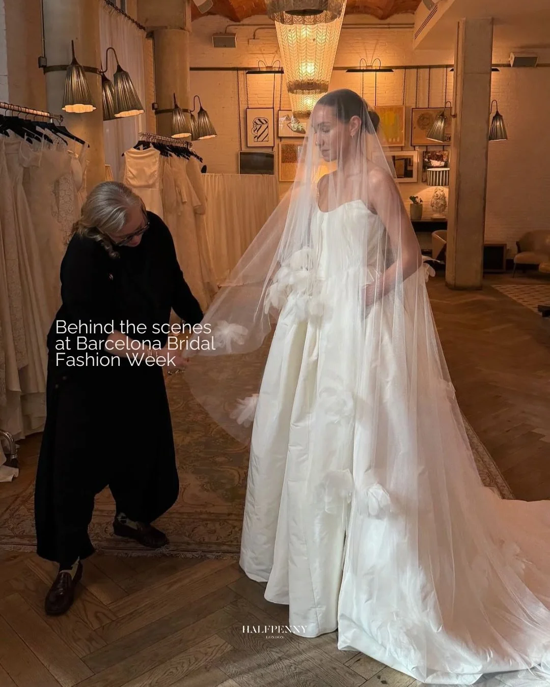 Barcelona Bridal Fashion Week was super special this year.⁠
⁠
We hosted our event in a wonderful space at @sohohouse Barcelona. It felt so very us. The interior was delicious, complementing the gowns so well. We met with so many existing stockists fr