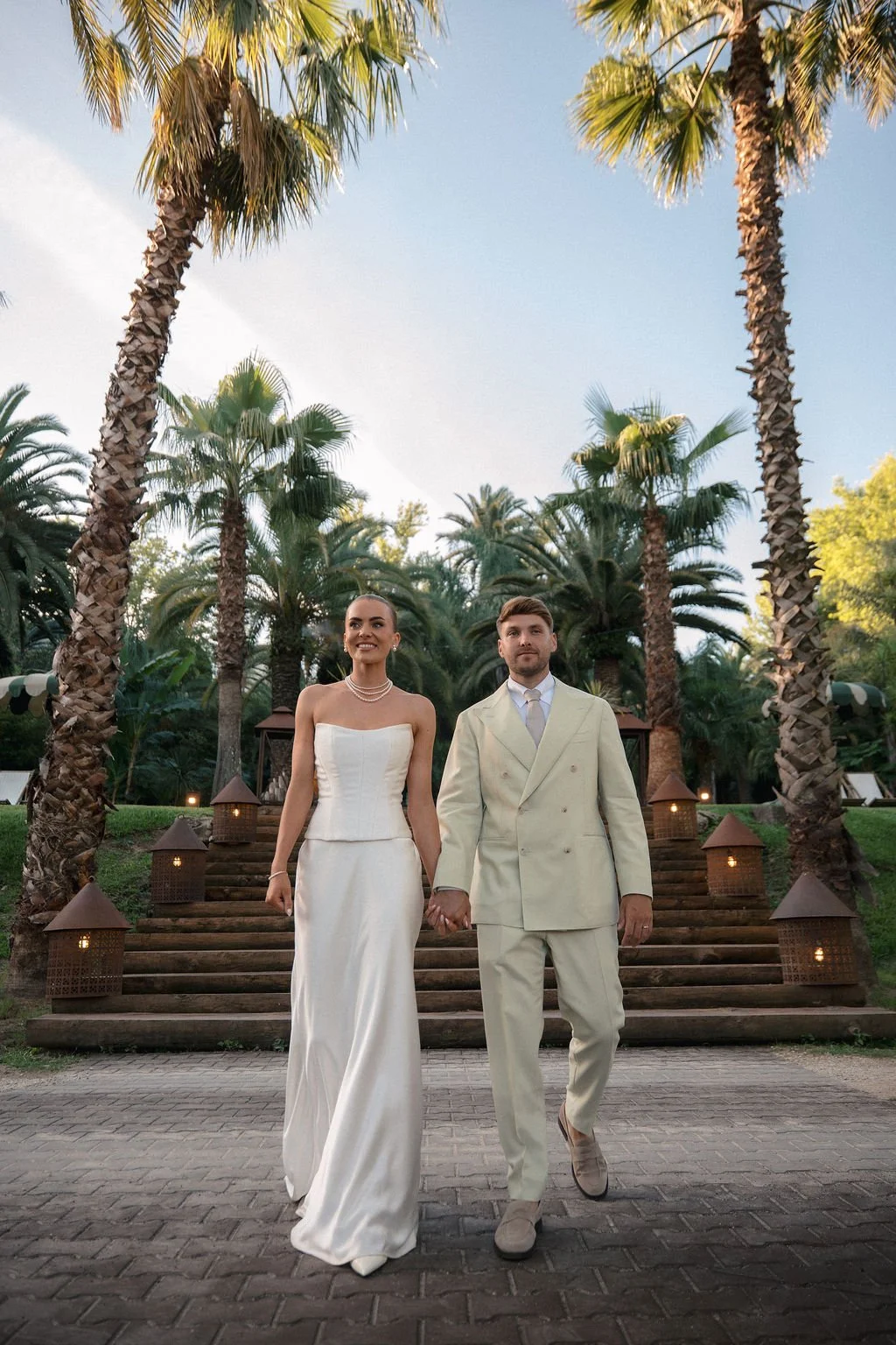 Carys Harding in the Spencer Corset, Ava Skirt and Periwinkle veil