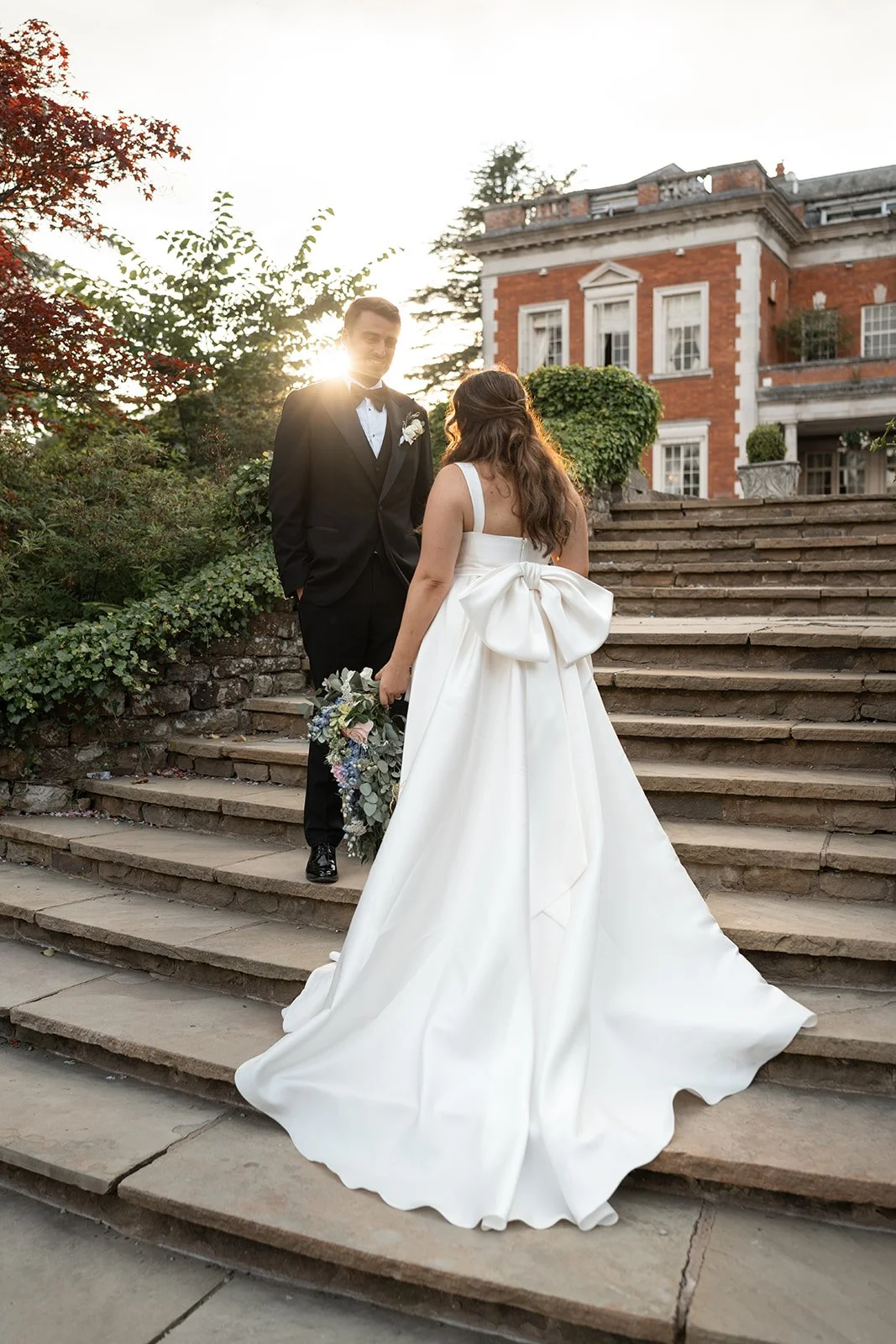 Amy in the VICTORIA Dress and Dahlia overskirt