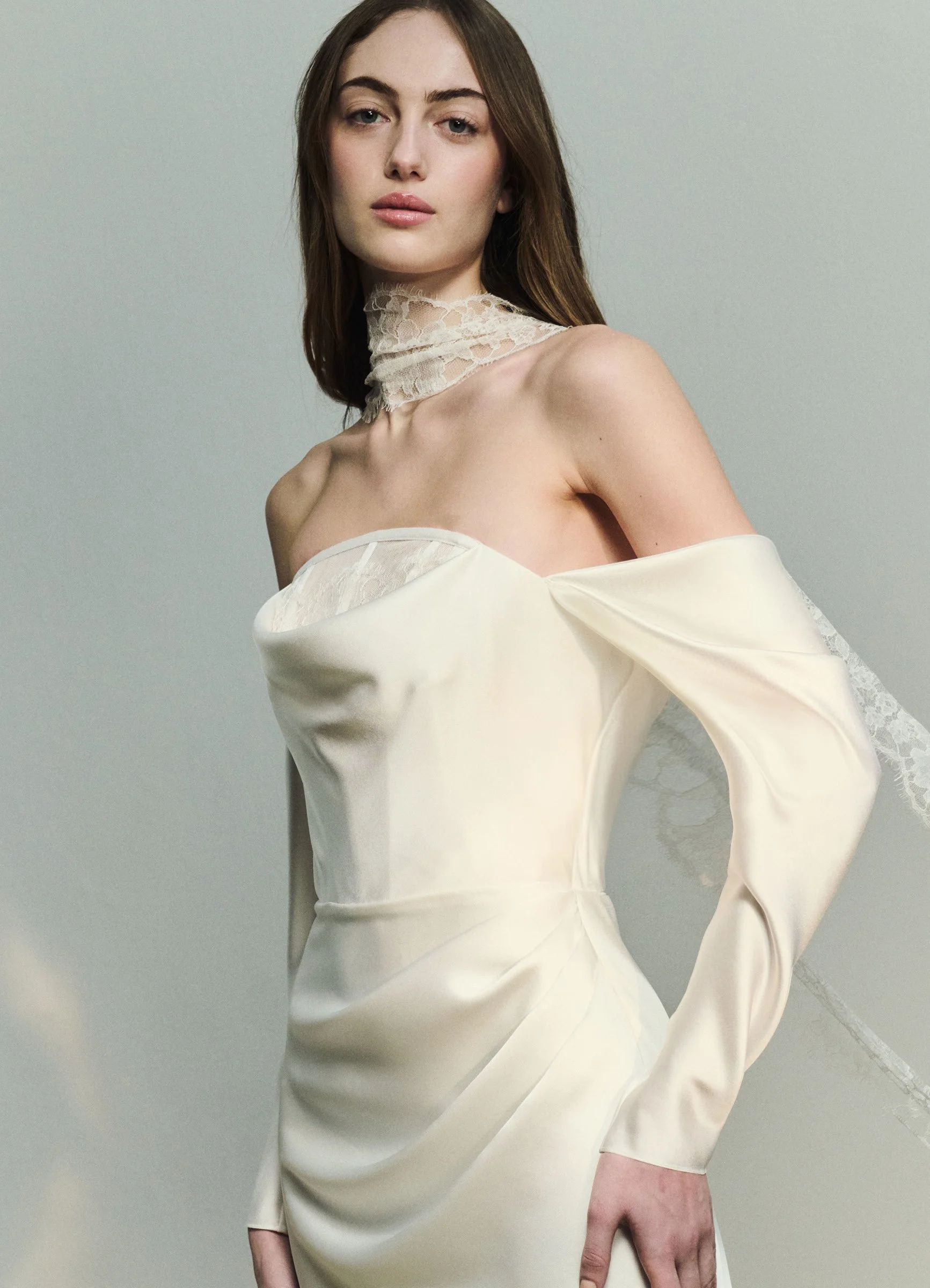 Herah Dress & Bell Neck Scarf