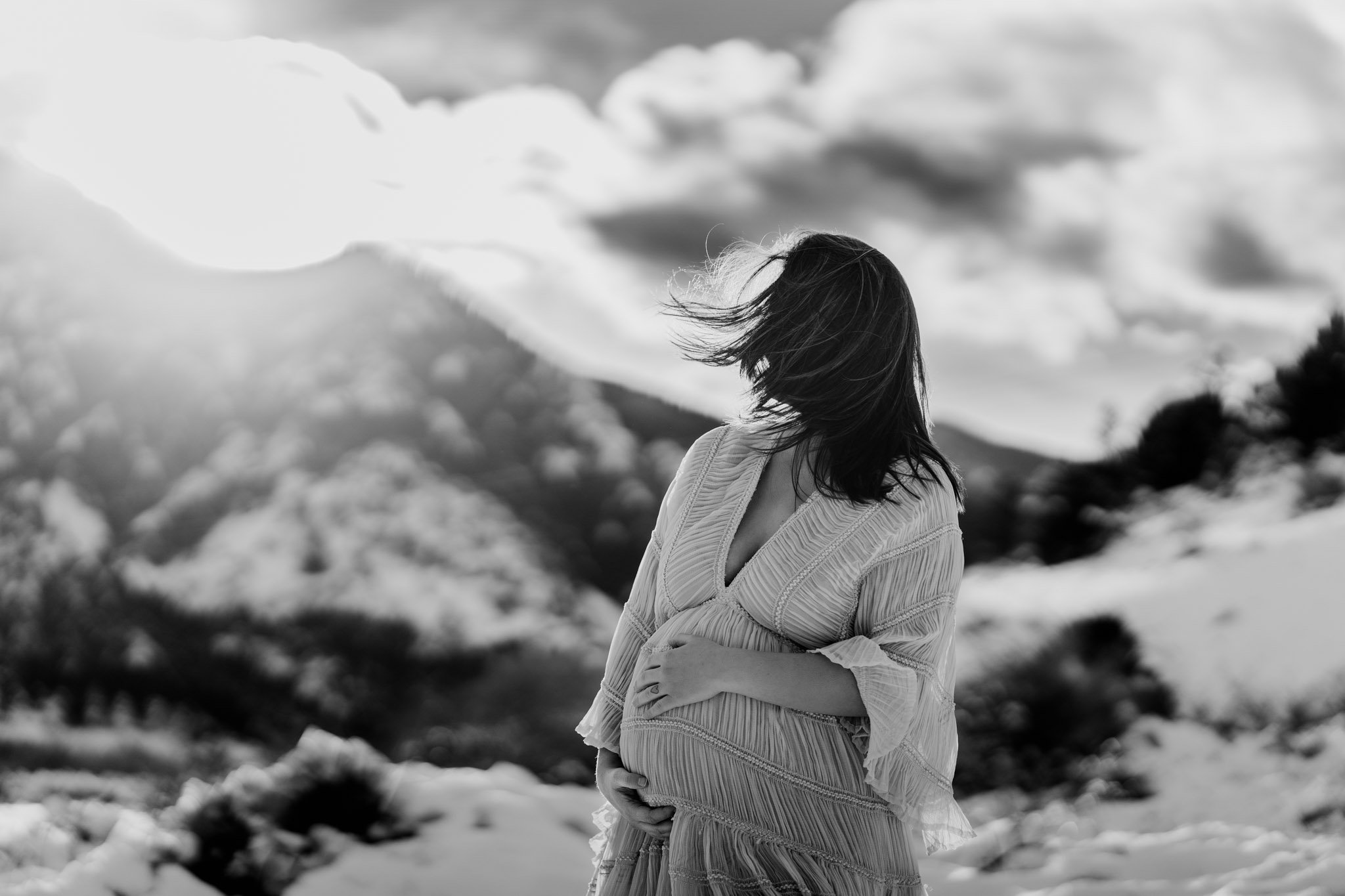 Boulder Maternity Photographer | Black and White 