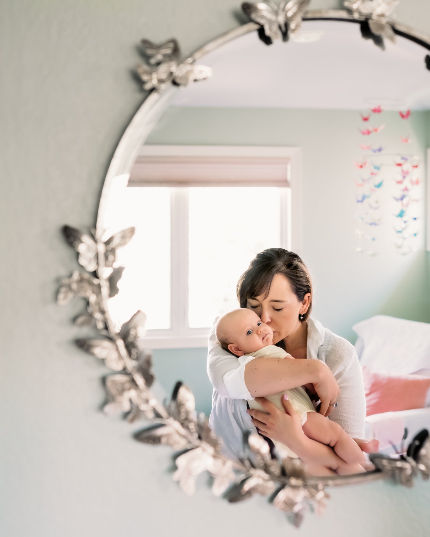 Boulder Newborn Photographer | Mirror