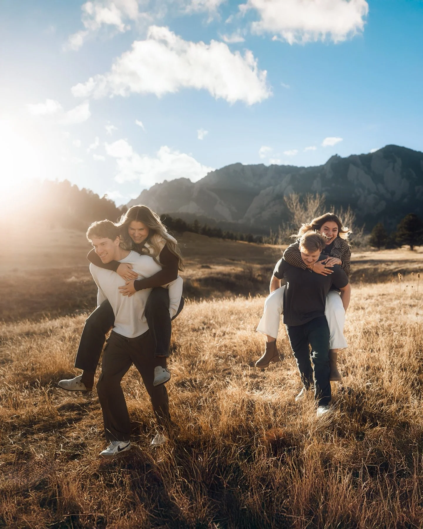 Home again. Louder laughs and extra tight hugs. Everyone under the same sky for a bit.