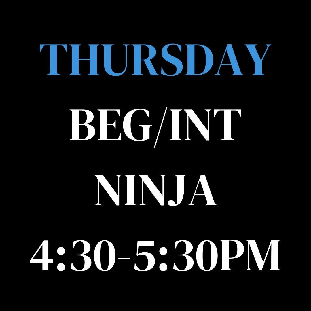 Thursday 6 Week Beginner/Intermediate Ninja Warrior (Ages: 8-12/ 430pm-530pm)