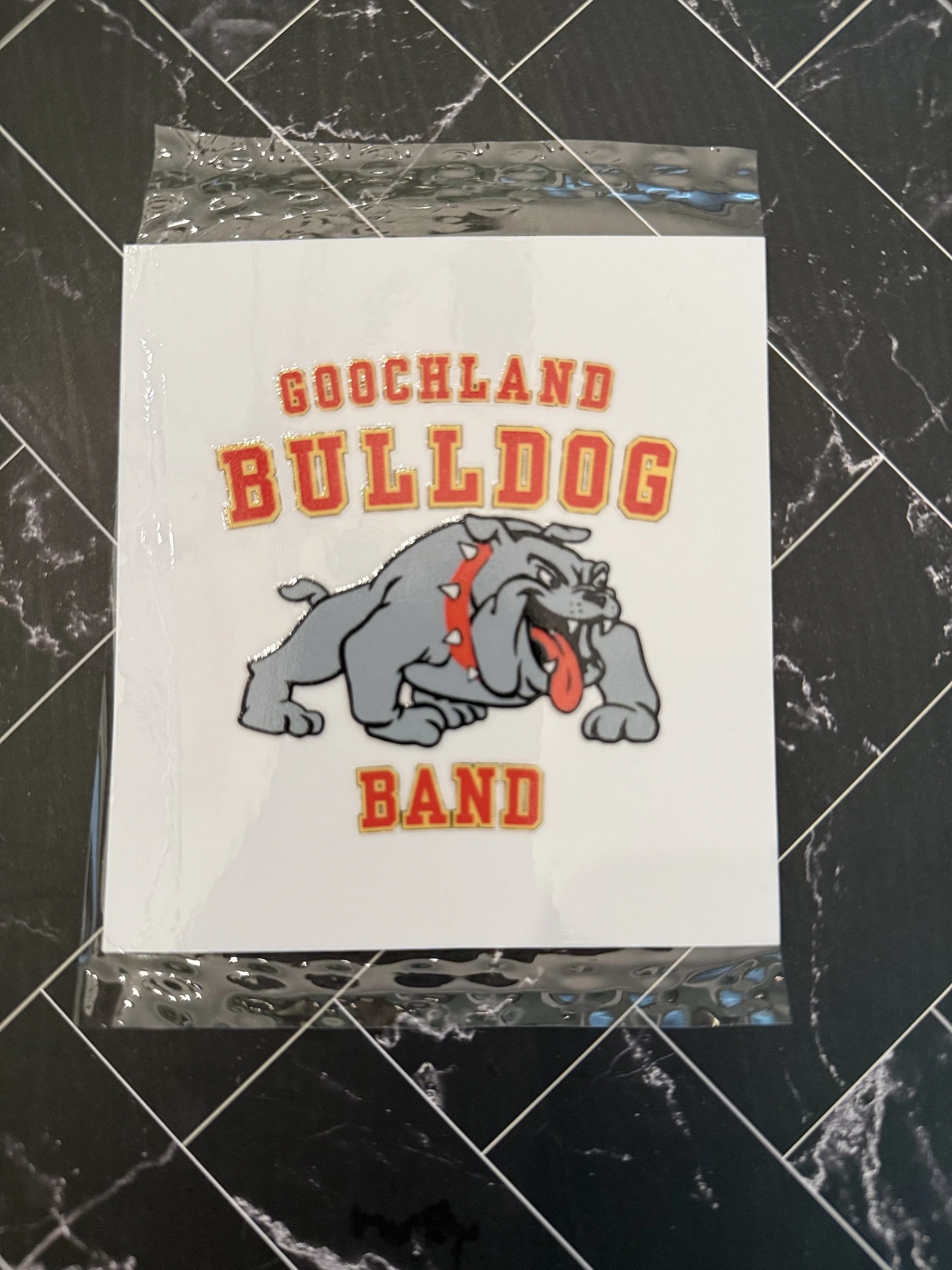 GHS Band Sublimation Sticker