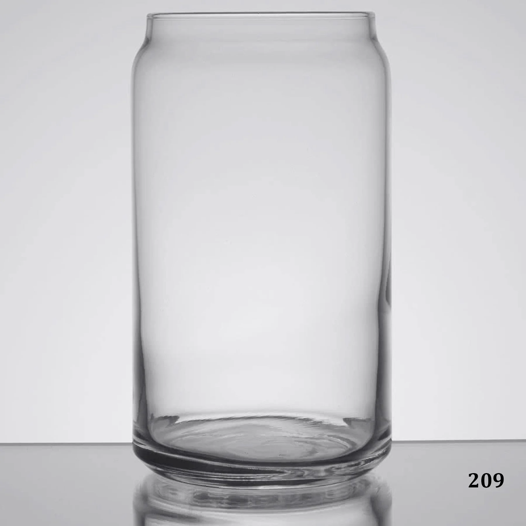 (209) 16 Ounce Glass Can