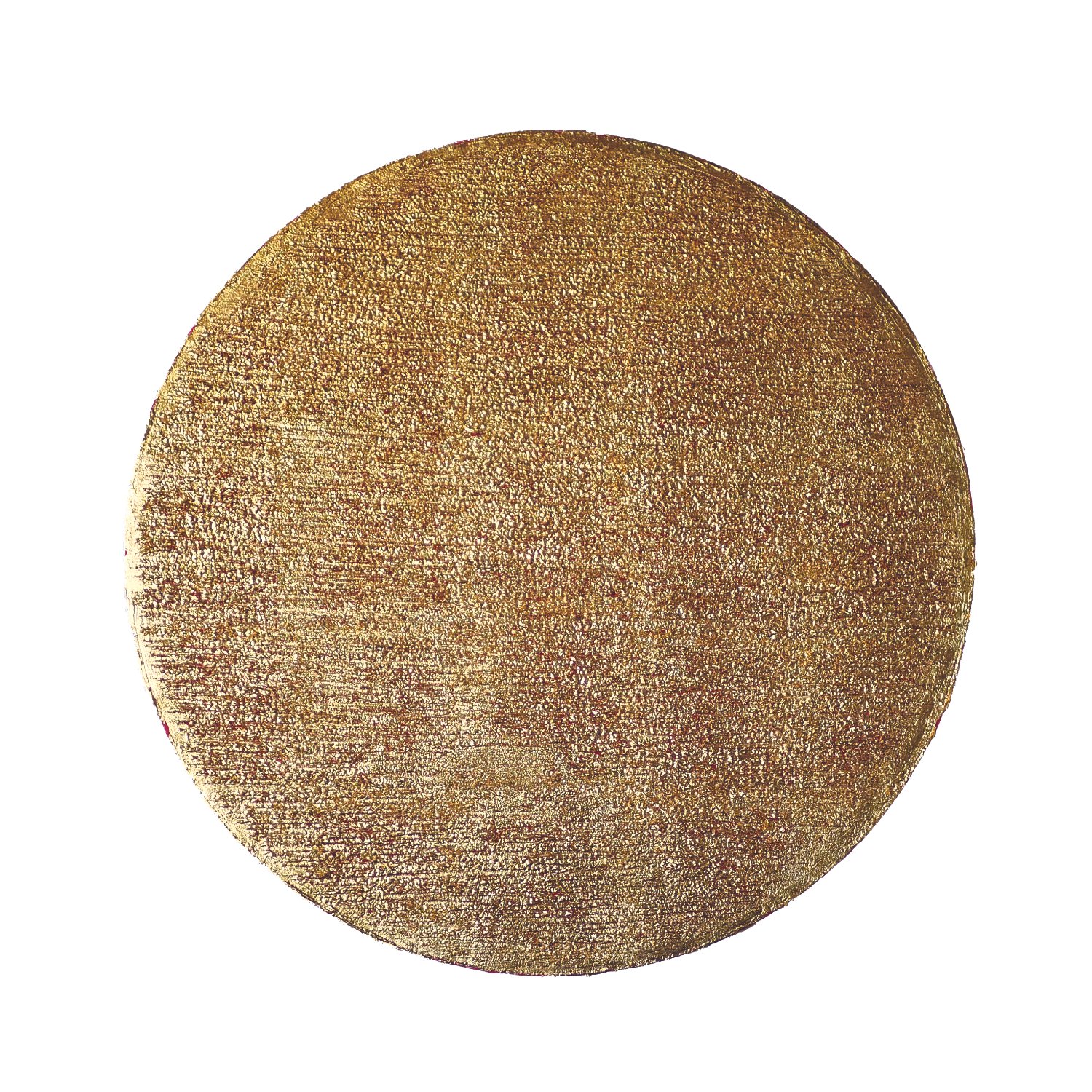 Untergehende Sonne, Karton & Pigment & Messing, 100 x 100 cm, 2025