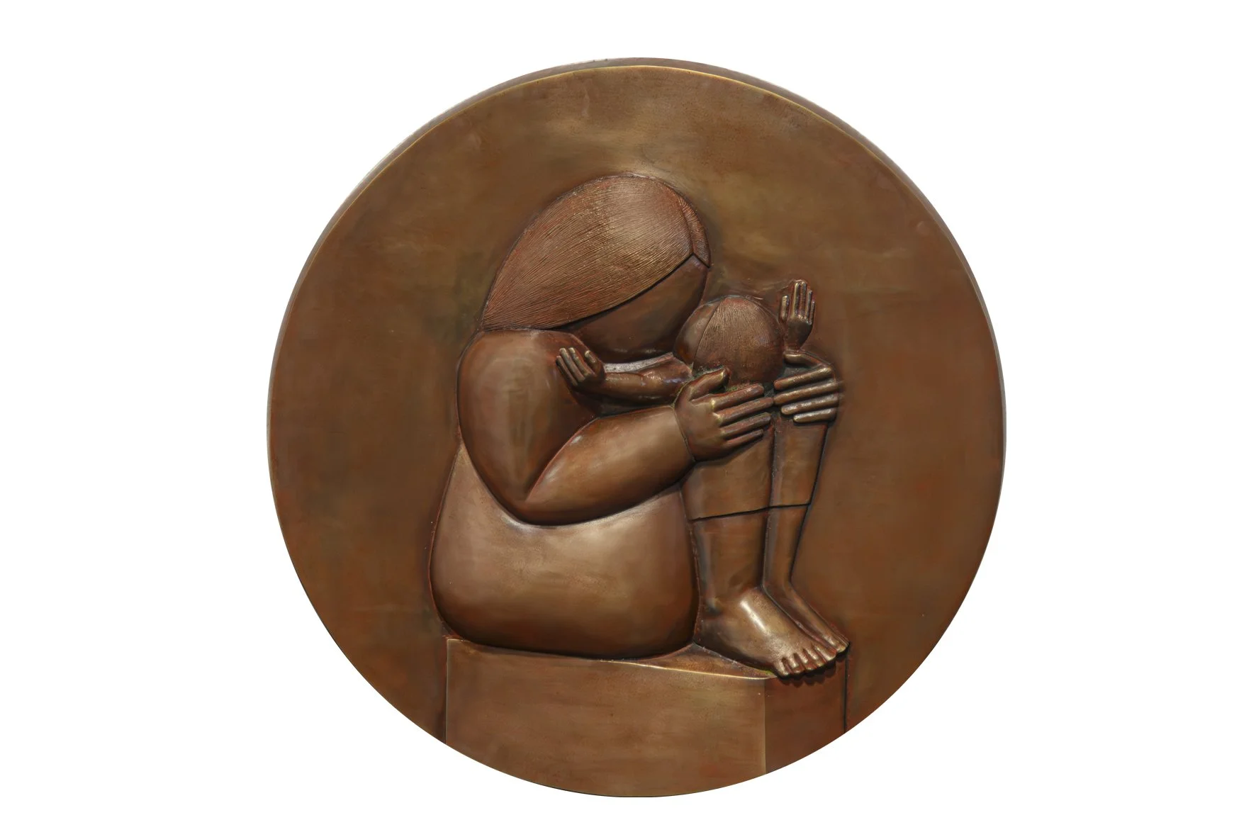 Madonna, Bronze, 70 x 70 x 12 cm, 2025