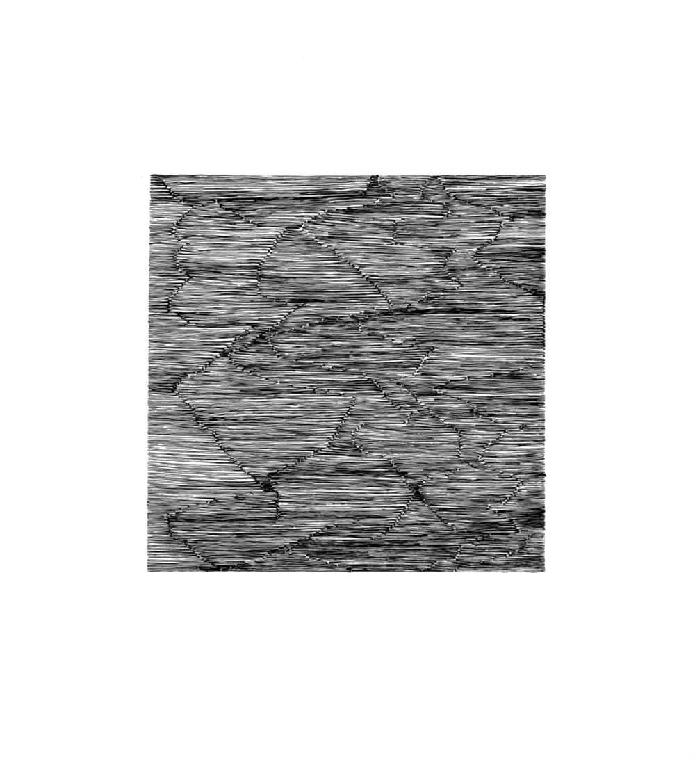 Wand III, 2012, Lithografie, 38,5 x 35 cm, Auflage 6